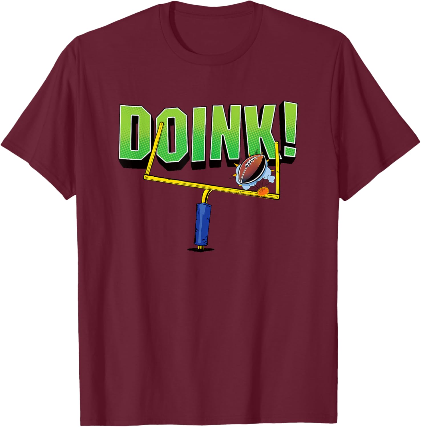 Funny Football Kicker T-Shirt for Fans Who Missed the Field Goal Posts - 28