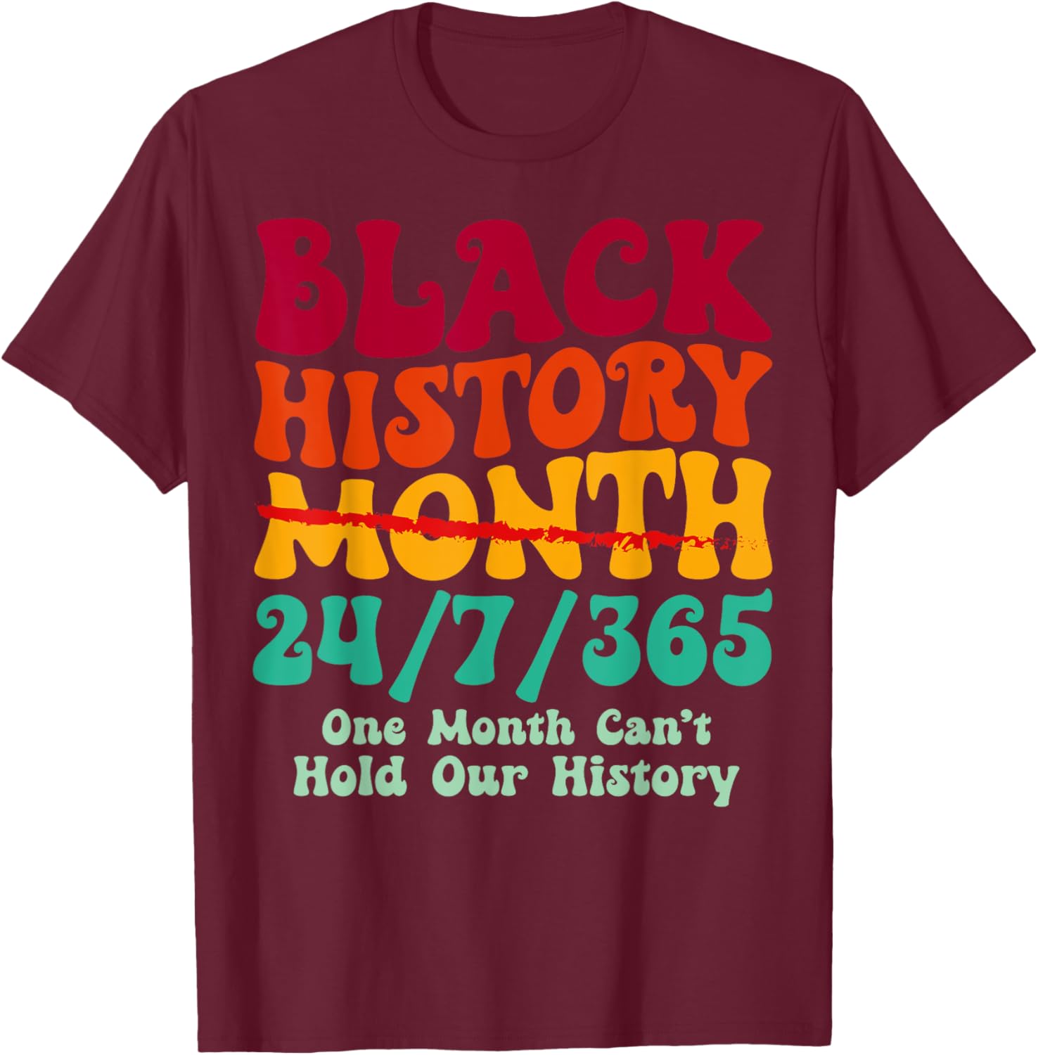 Groovy Black History Month Melanin Afro T-Shirt for Men and Women - 4