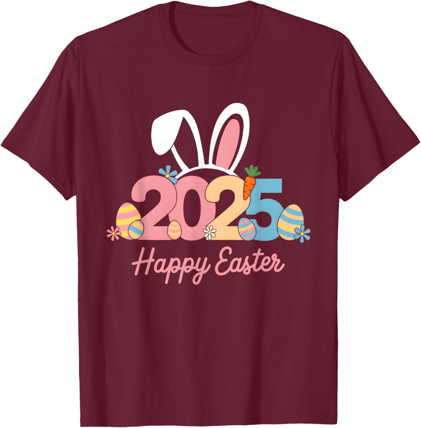 Happy Easter Squad Family T-Shirt 2025 Cute Easter Bunny Design - 11