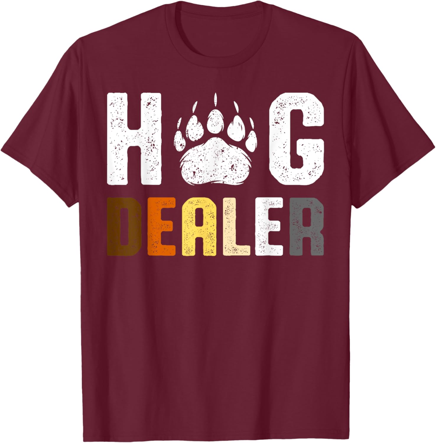 Funny Retro Gay Bear Pride Hug Dealer T-Shirt for LGBTQ+ Enthusiasts - 6