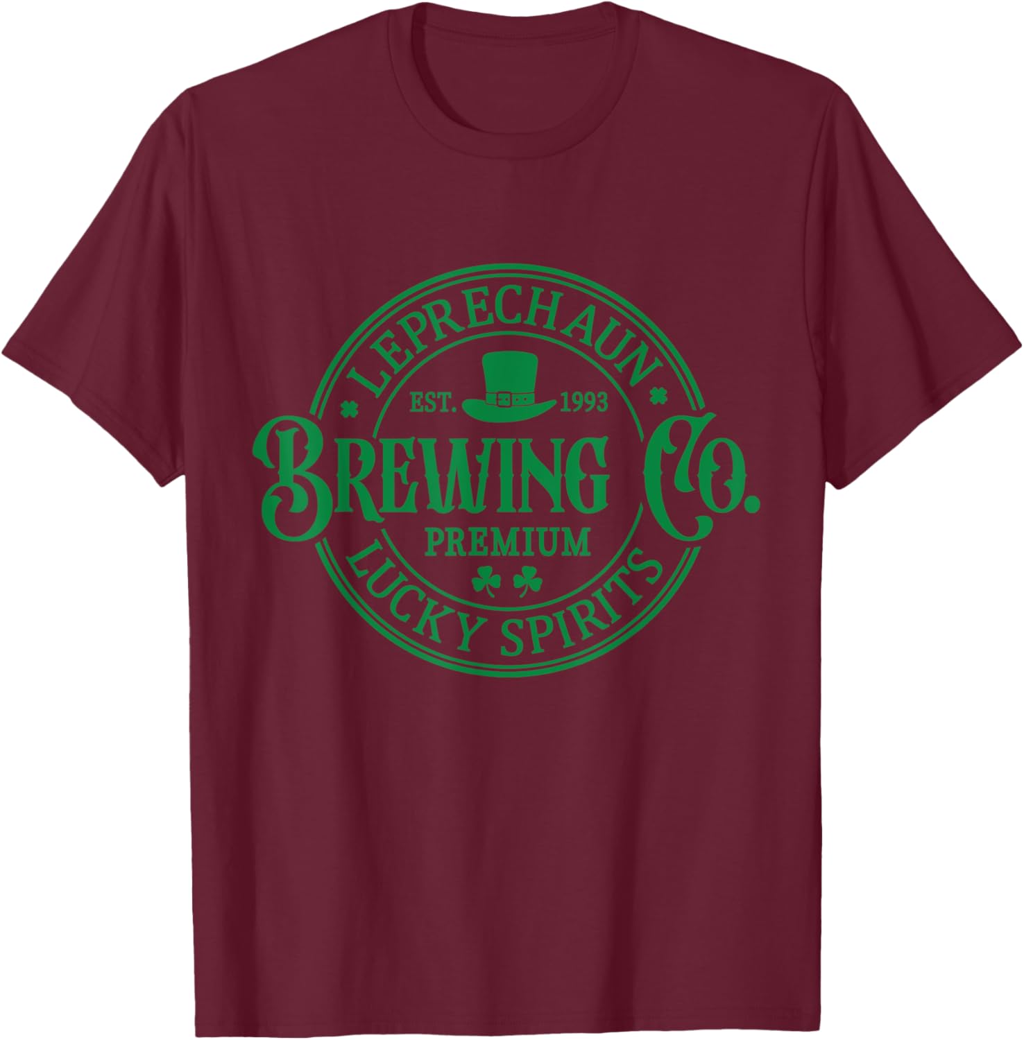 Leprechaun Brewing Co St. Patrick's Day T-Shirt for Festive Fun - 16