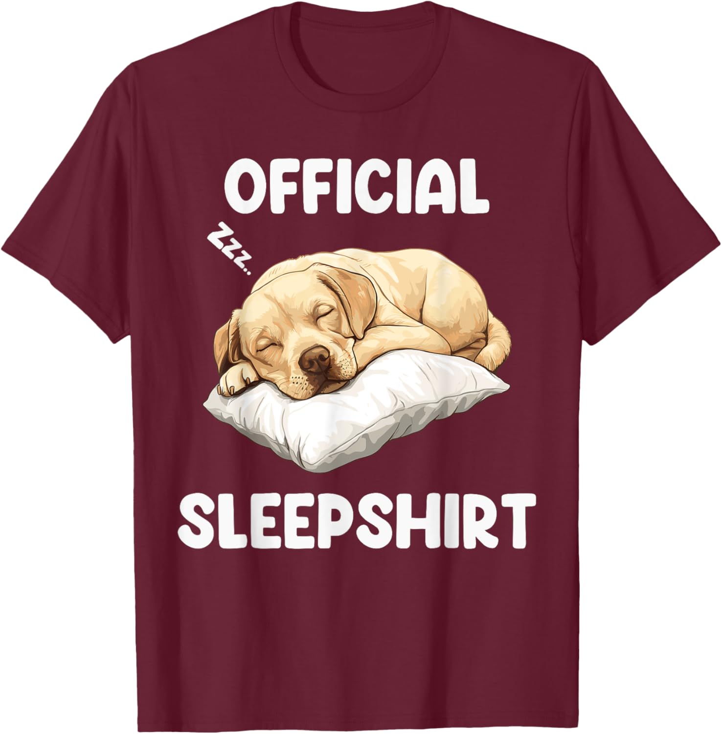 Funny Labrador Sleepshirt for Dog Lovers Comfortable Sleepwear T-Shirt - 15