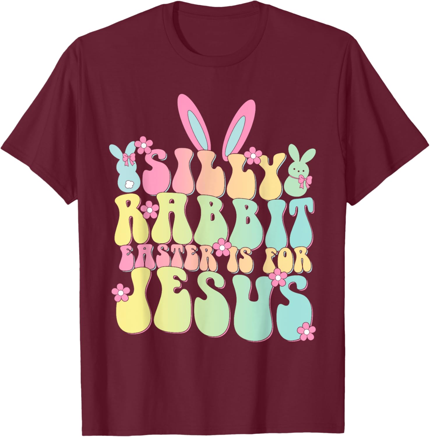 Silly Rabbit Easter is For Jesus Christian T-Shirt for Celebrating Easter - 11