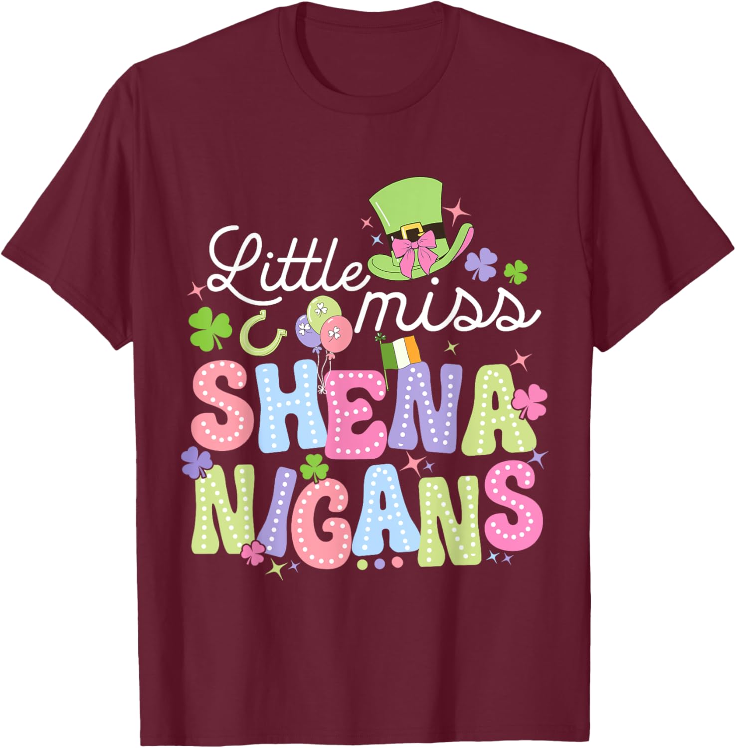 Little Miss Shenanigans St Patricks Day Toddler Irish T-Shirt for Girls - 4