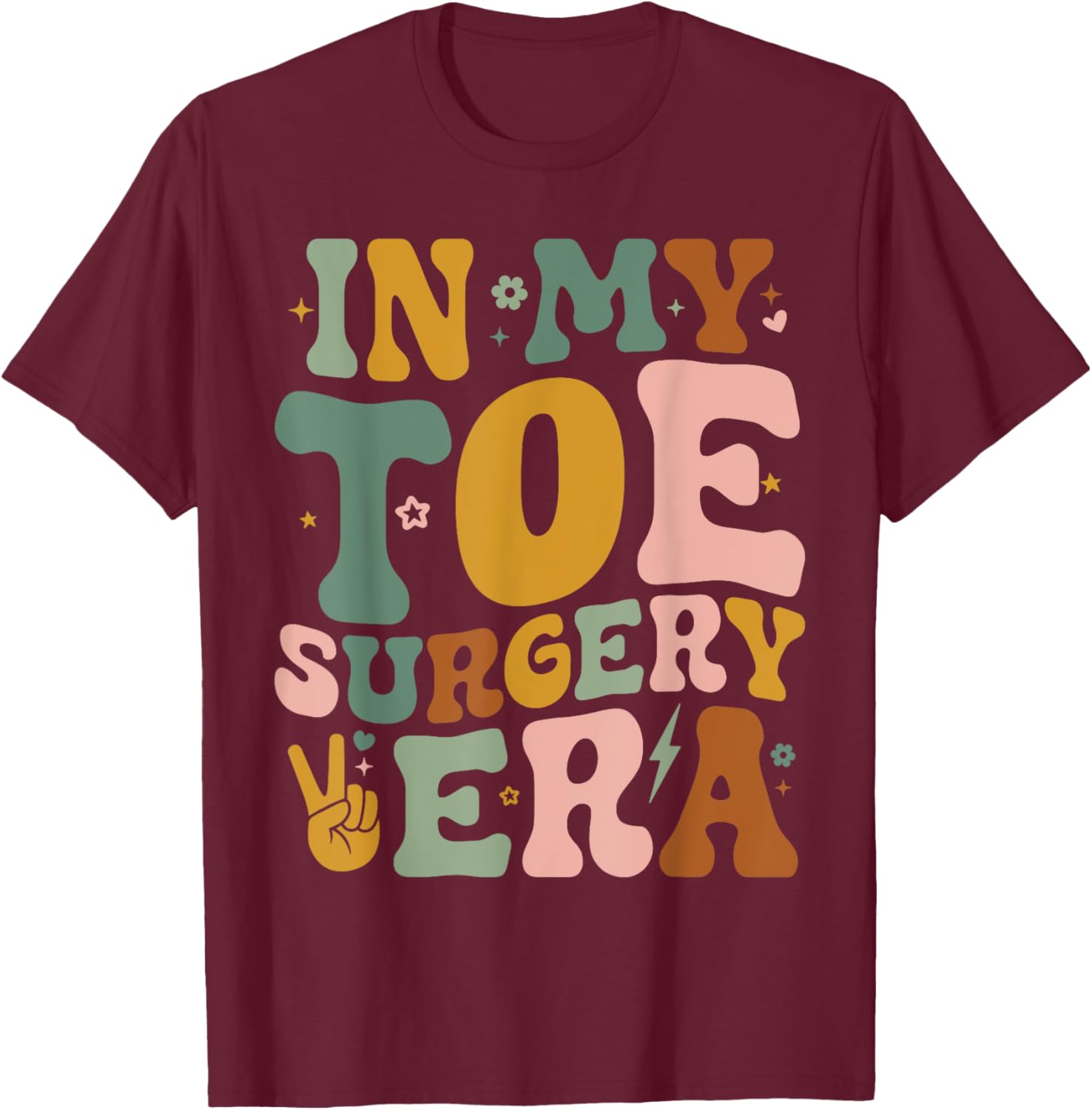 Funny Broken Toe Surgery Recovery T-Shirt for Toe Surgery Era Fans - 9