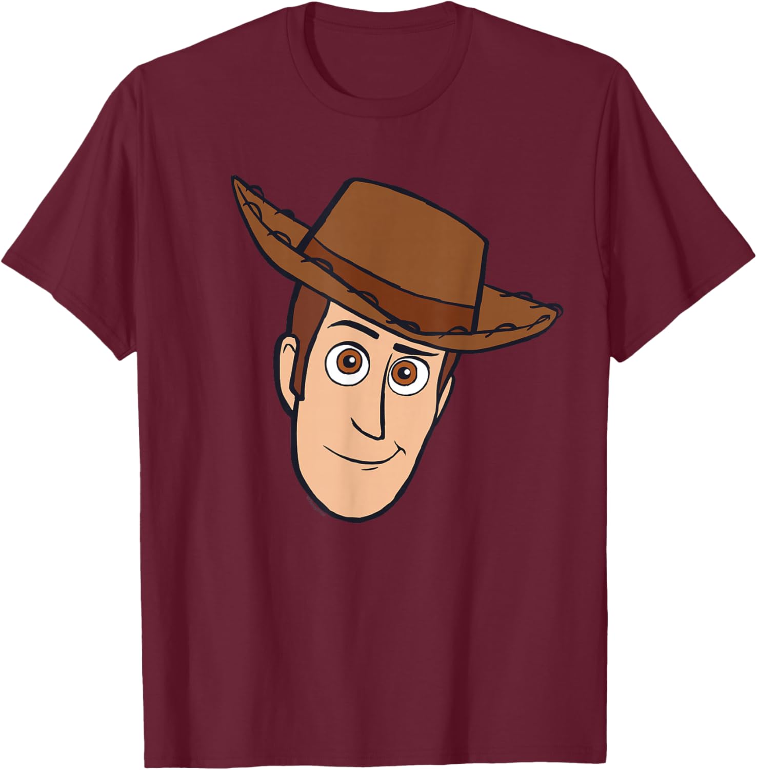 Disney Pixar Toy Story Sheriff Woody Big Face T-Shirt for Kids and Adults - 14