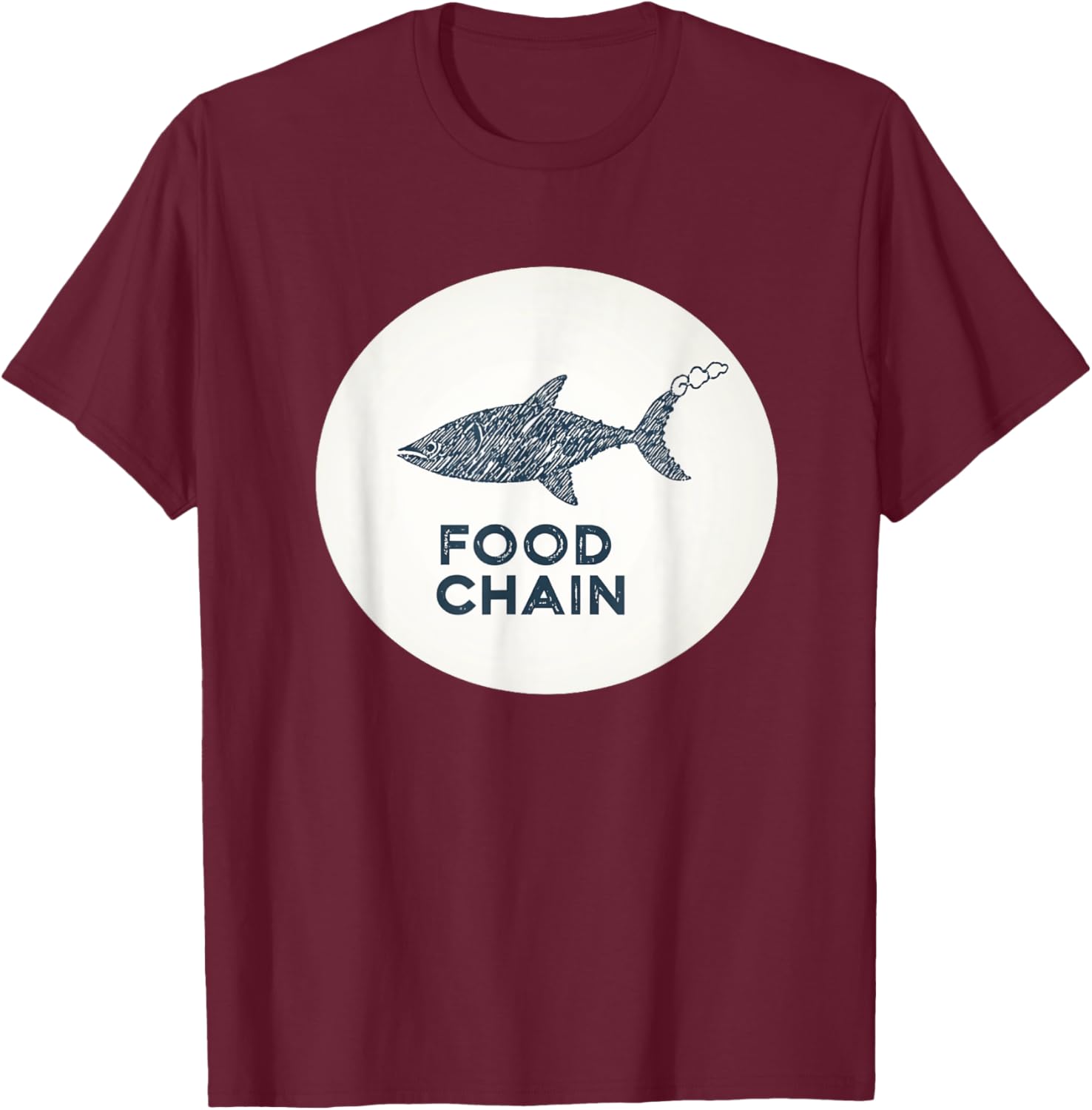 Fun Food Chain T-Shirt with Colorful Fish Costume for Kids - 8