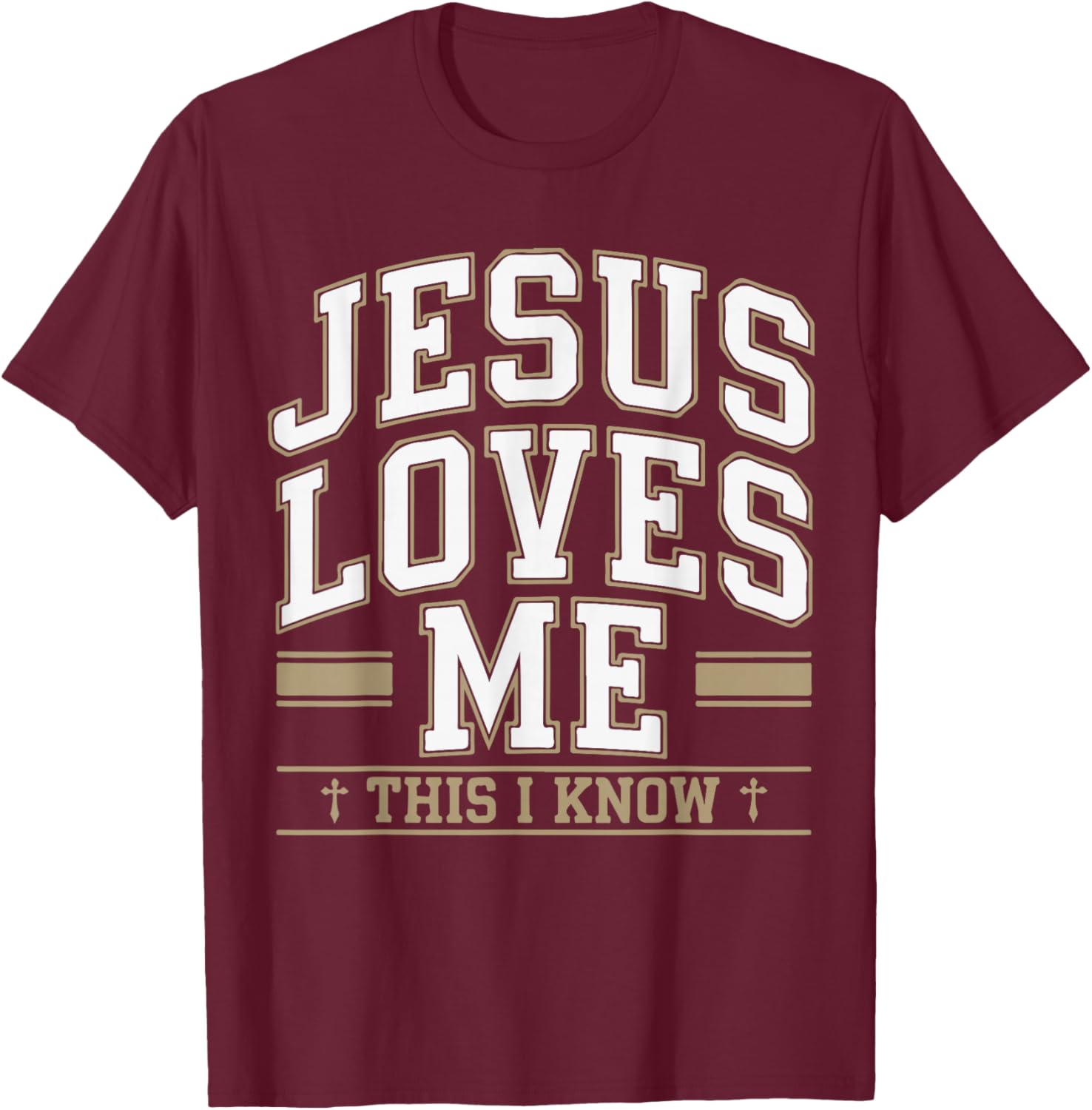 Jesus Loves Me This I Know T-Shirt for Christian Faith Fans - 16