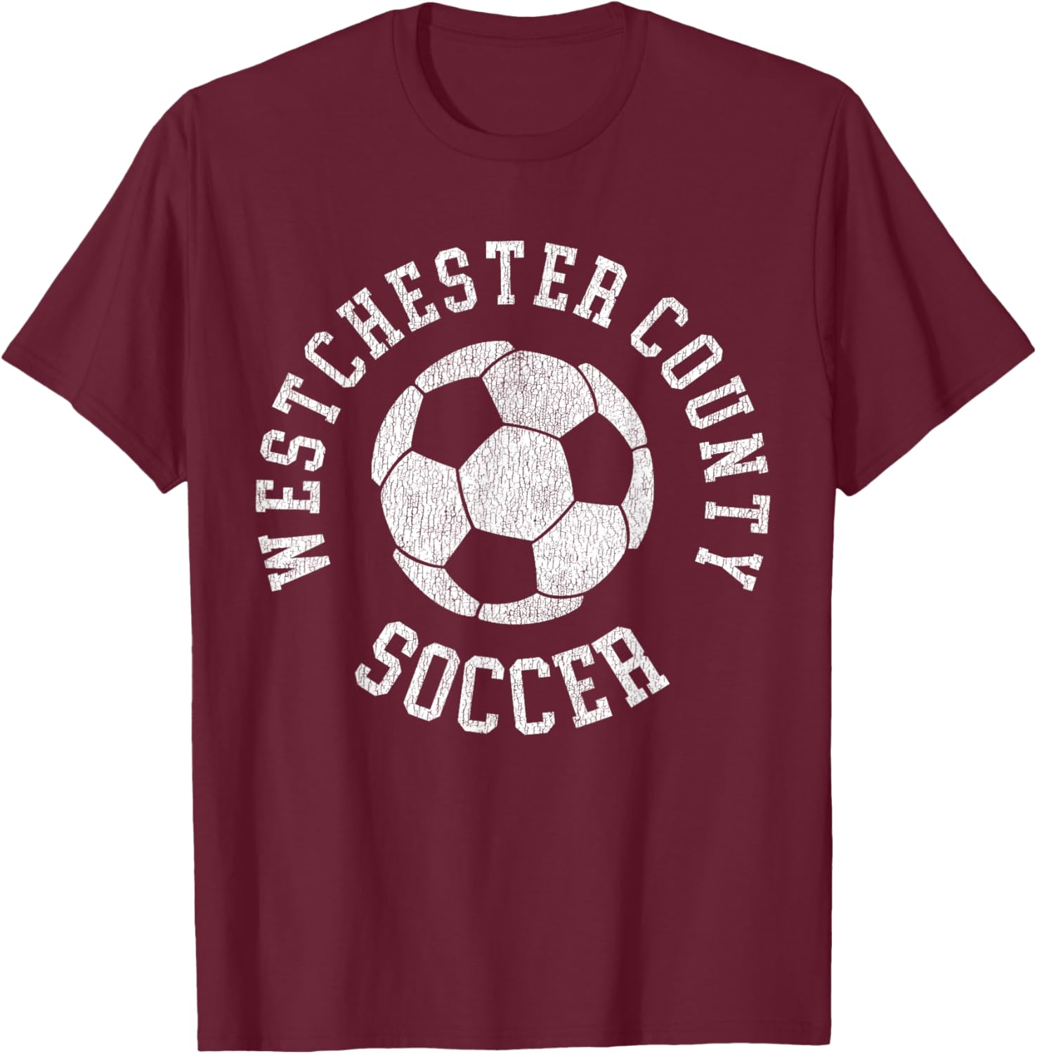 Westchester County Retro Distressed 90's Vintage Soccer T-Shirt - 26