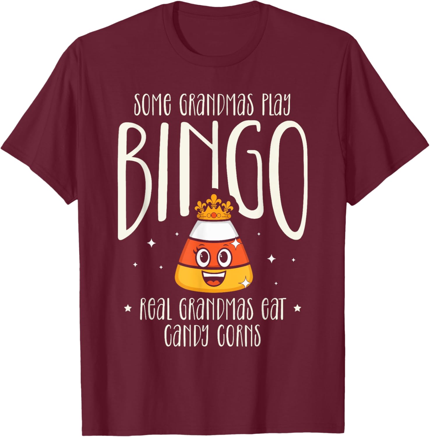 Funny Grandma Bingo T-Shirt for Candy Corn Lovers - Perfect Gift Idea - 3