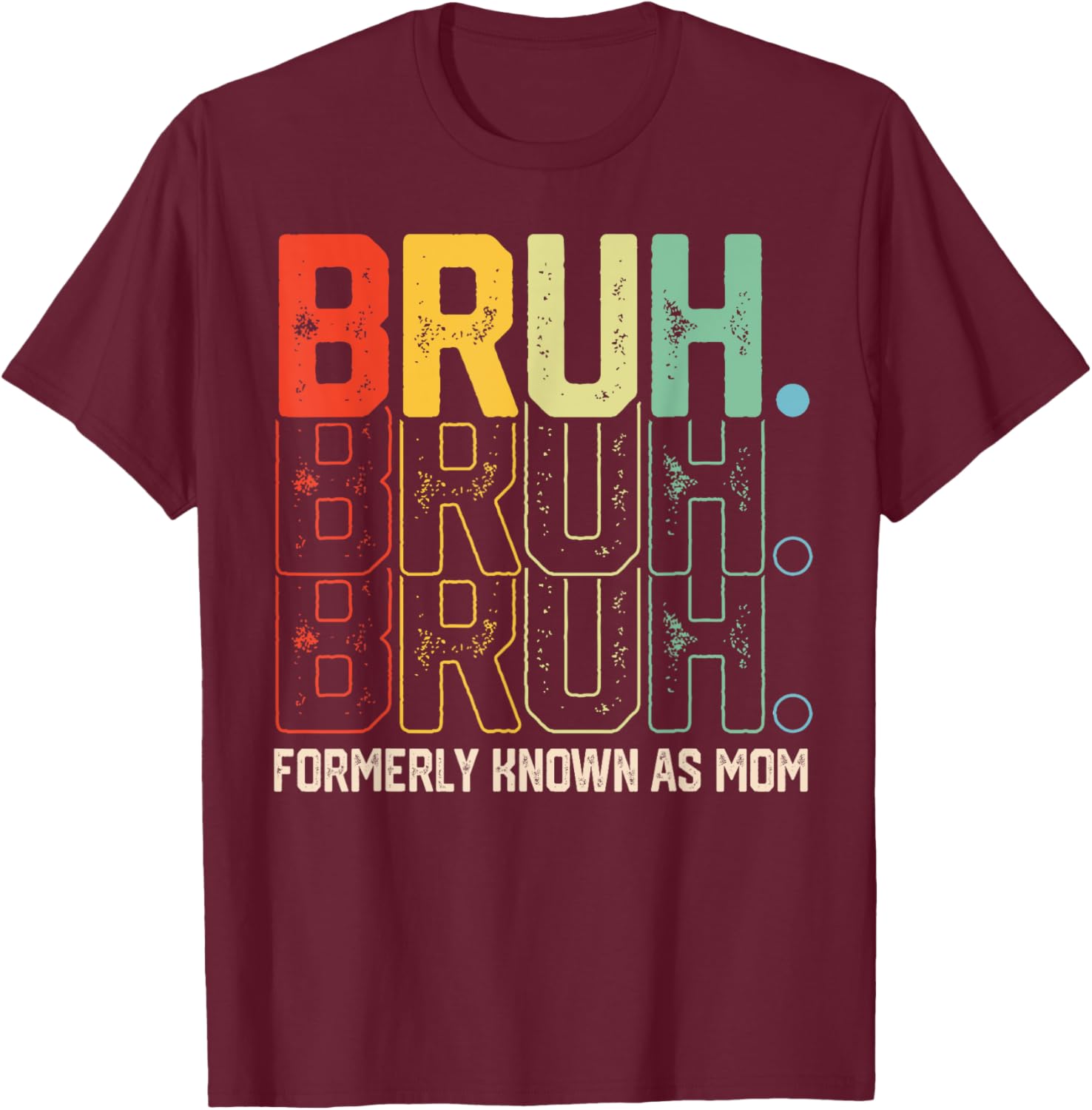 Funny Bruh Formerly Known As Mom T-Shirt for Mother's Day Gift - 1