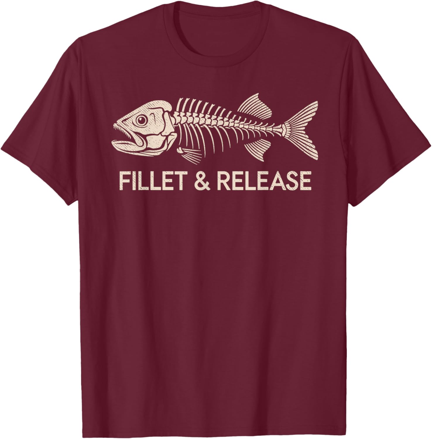 Funny Fishing T-Shirt for Anglers - Fillet and Release Humor Tee - 6