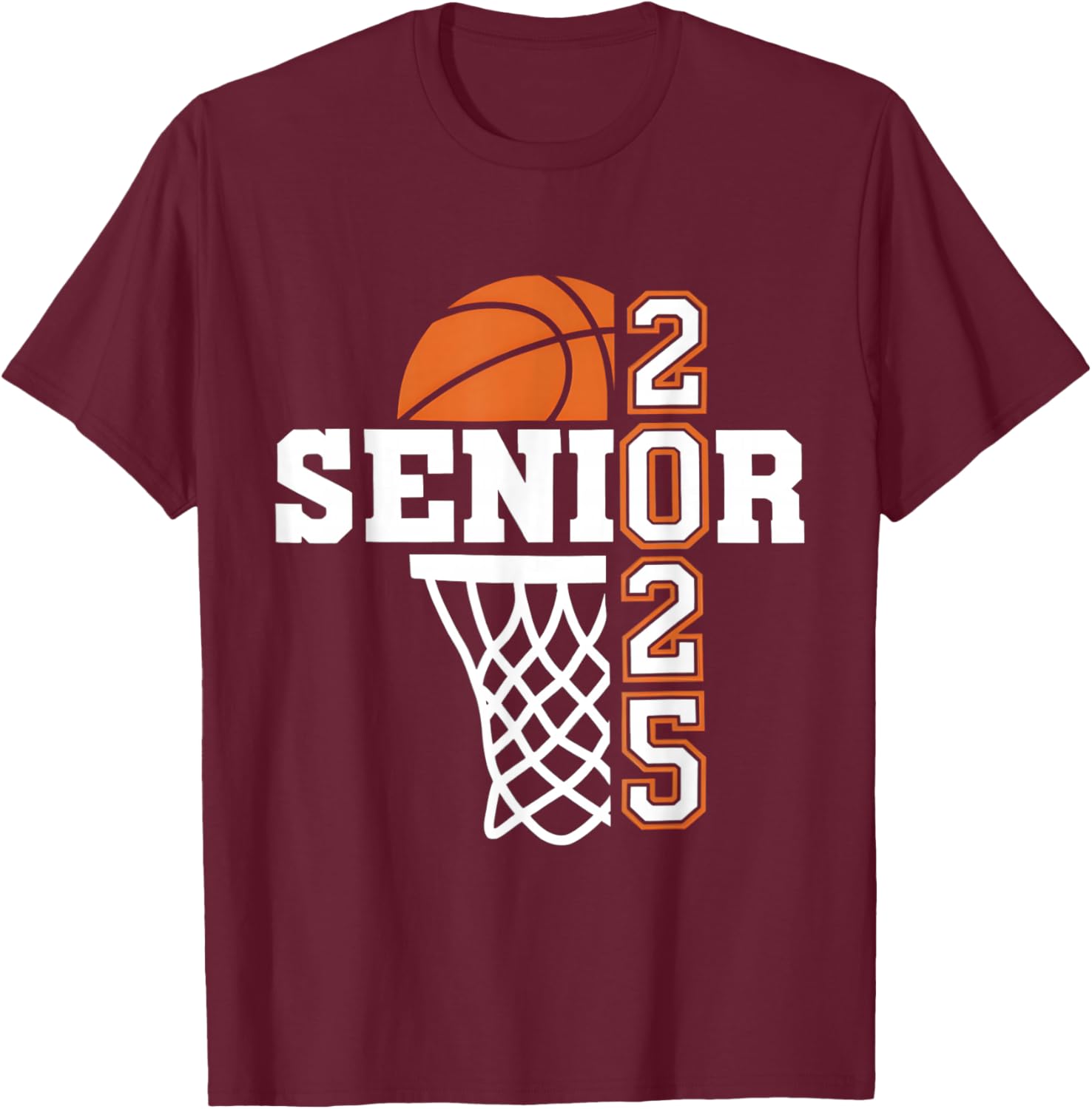 Senior Class of 2025 Basketball T-Shirt for Boys Team Spirit Apparel - 12