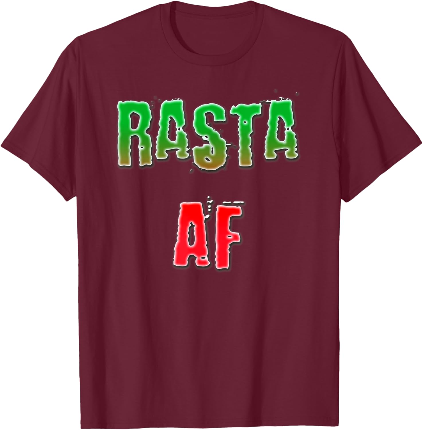 Rasta AF 3D T-Shirt for Unique Style in Clothing and Accessories - 25