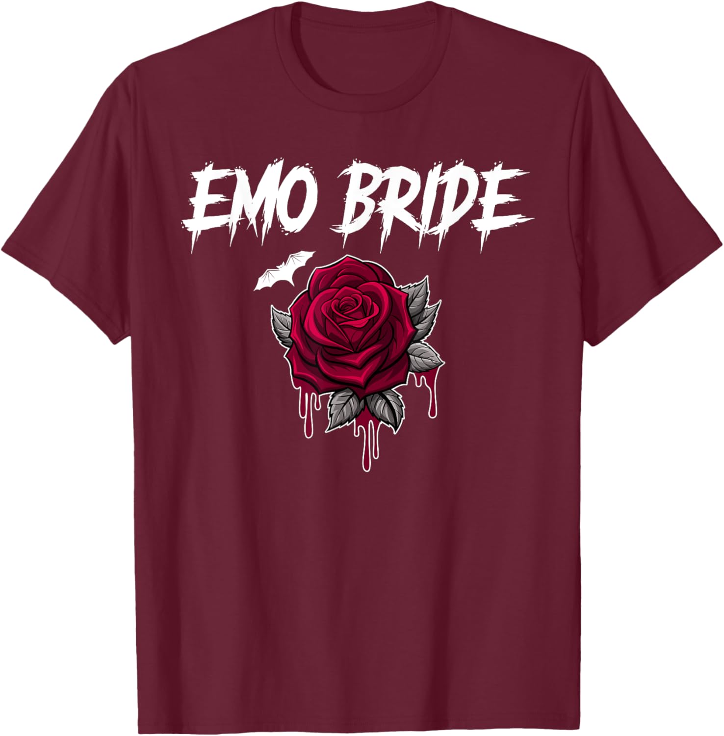 Gothic Bachelorette Matching T-Shirt for Emo Brides Future Mrs Design - 1