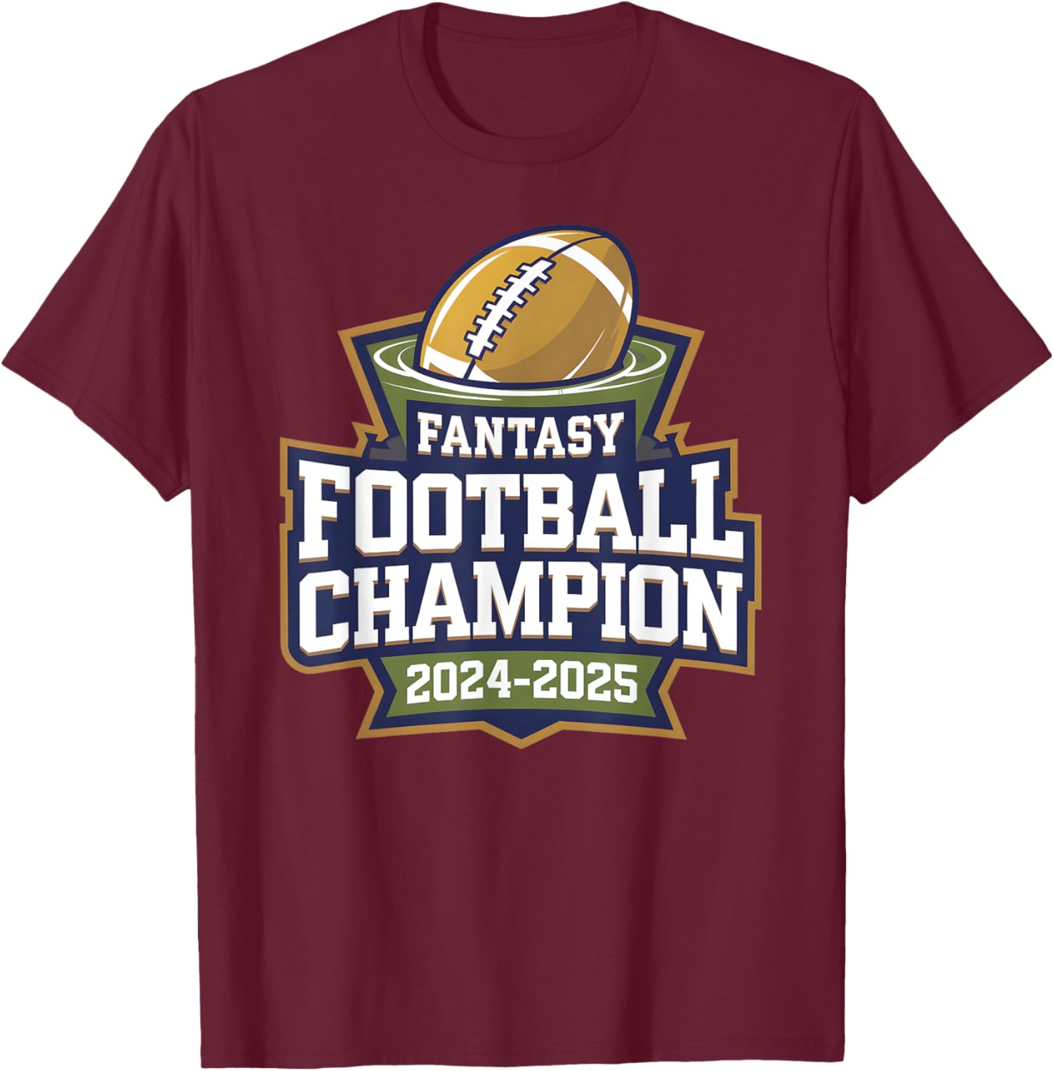 Fantasy Football Champion T-Shirt for Men and Boys 2024-2025 - 20