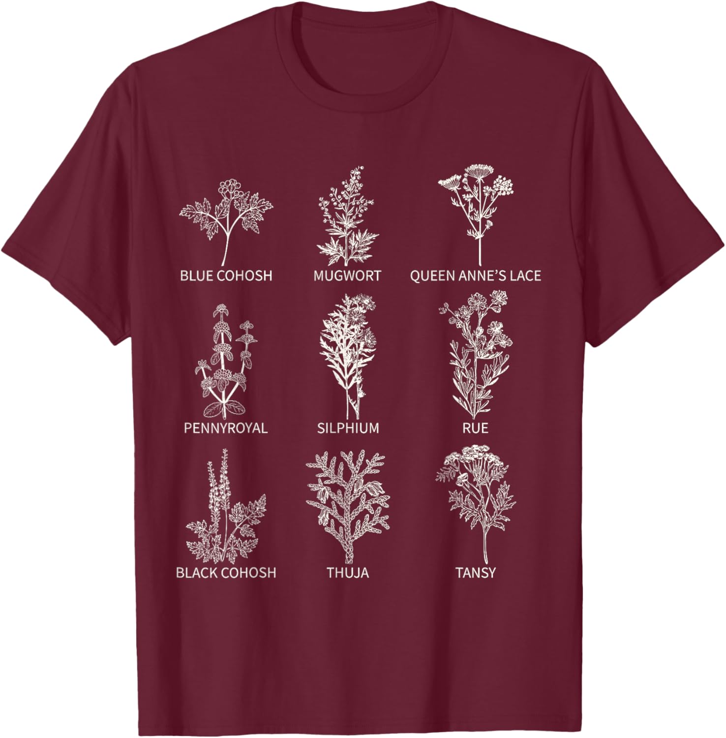 Vintage Botanical Wildflower T-Shirt for Feminist Empowerment Style - 13