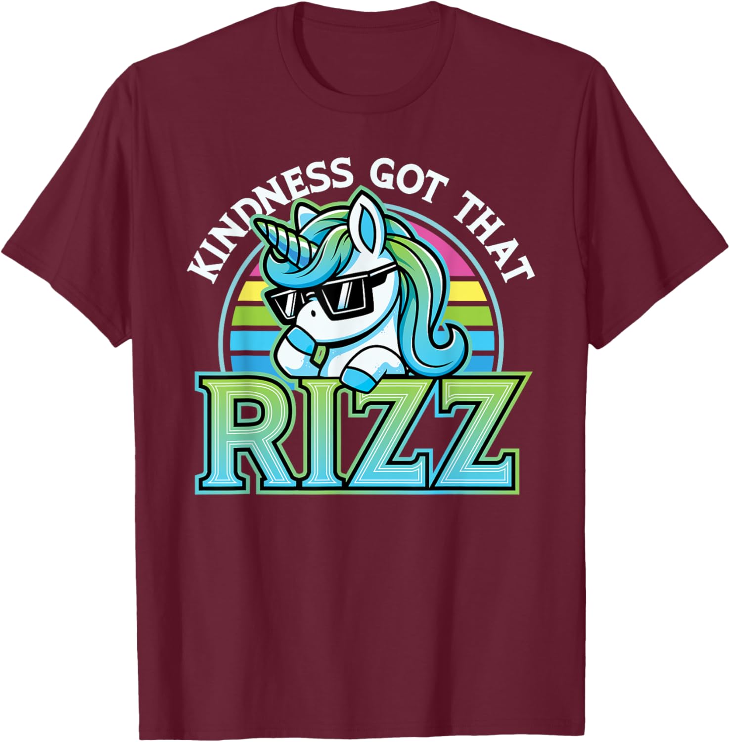 Kindness Anti Bullying Week Unicorn Got Rizz T-Shirt for Kids - 11