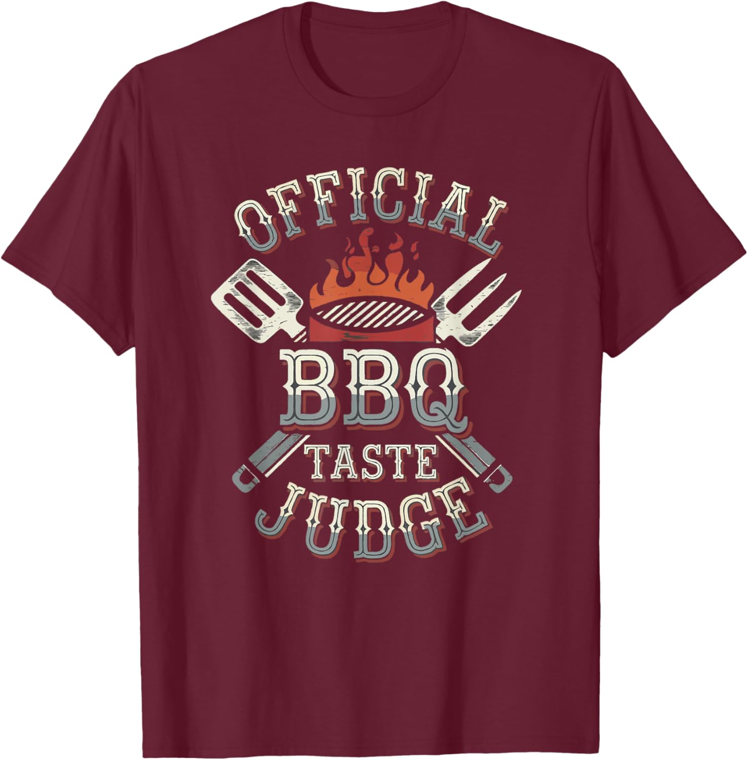 Official BBQ Taste Judge Grilling T-Shirt for Food Lovers and BBQ Fans - 5