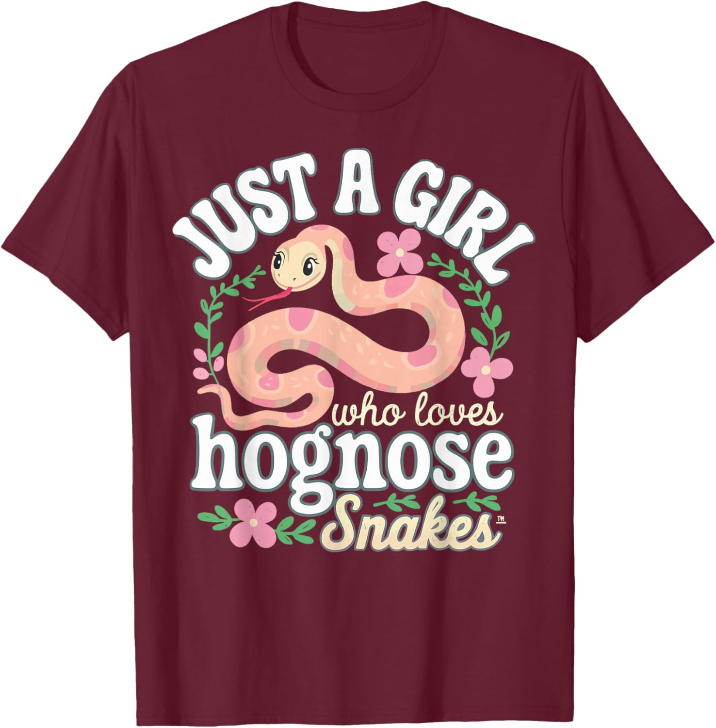Just A Girl Who Loves Hognose Snakes Tee Shirt for Snake Lovers - 21