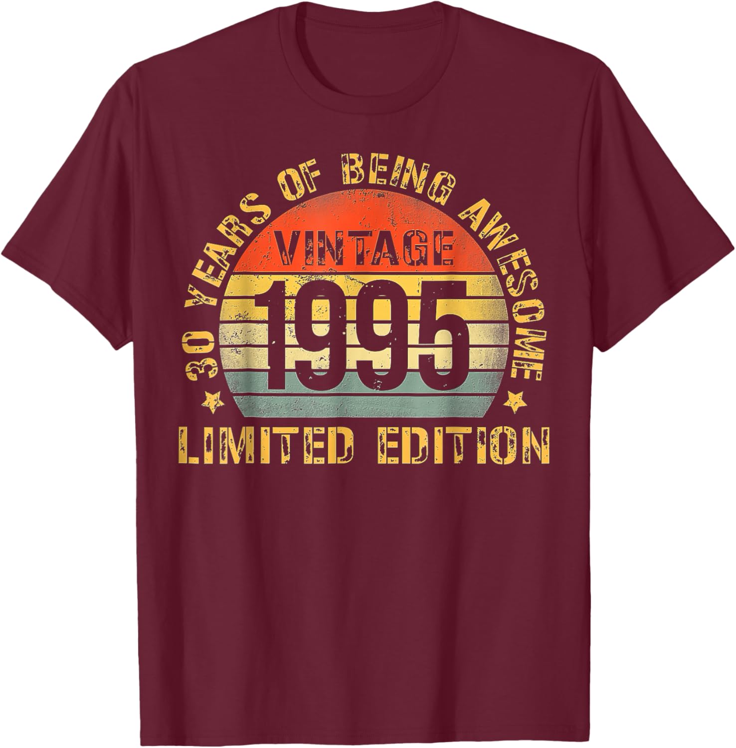30th Birthday T-Shirt for Men Born in 1995 - Perfect Celebration Gift - 3