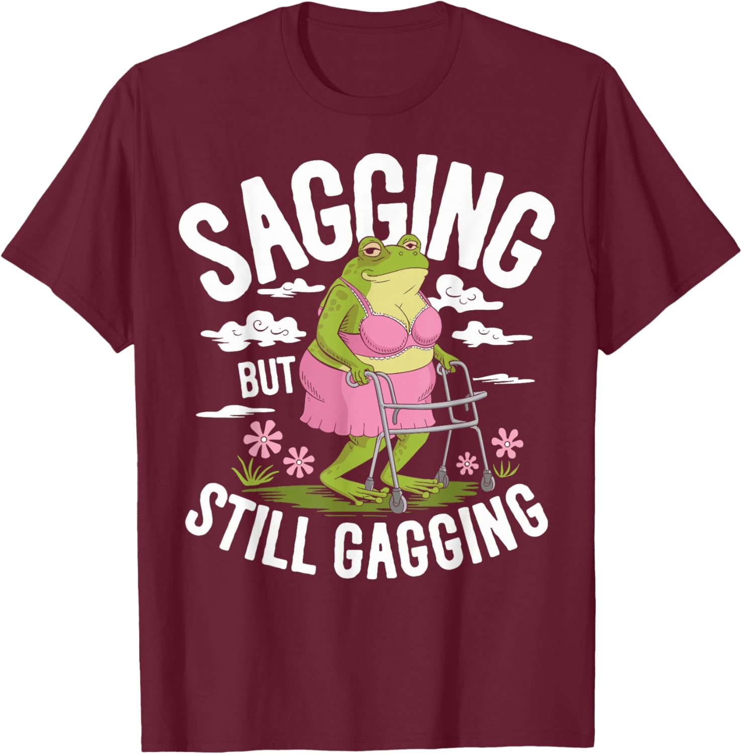 Funny Sagging Frog Meme T-Shirt for Sarcastic Humor Lovers - 14