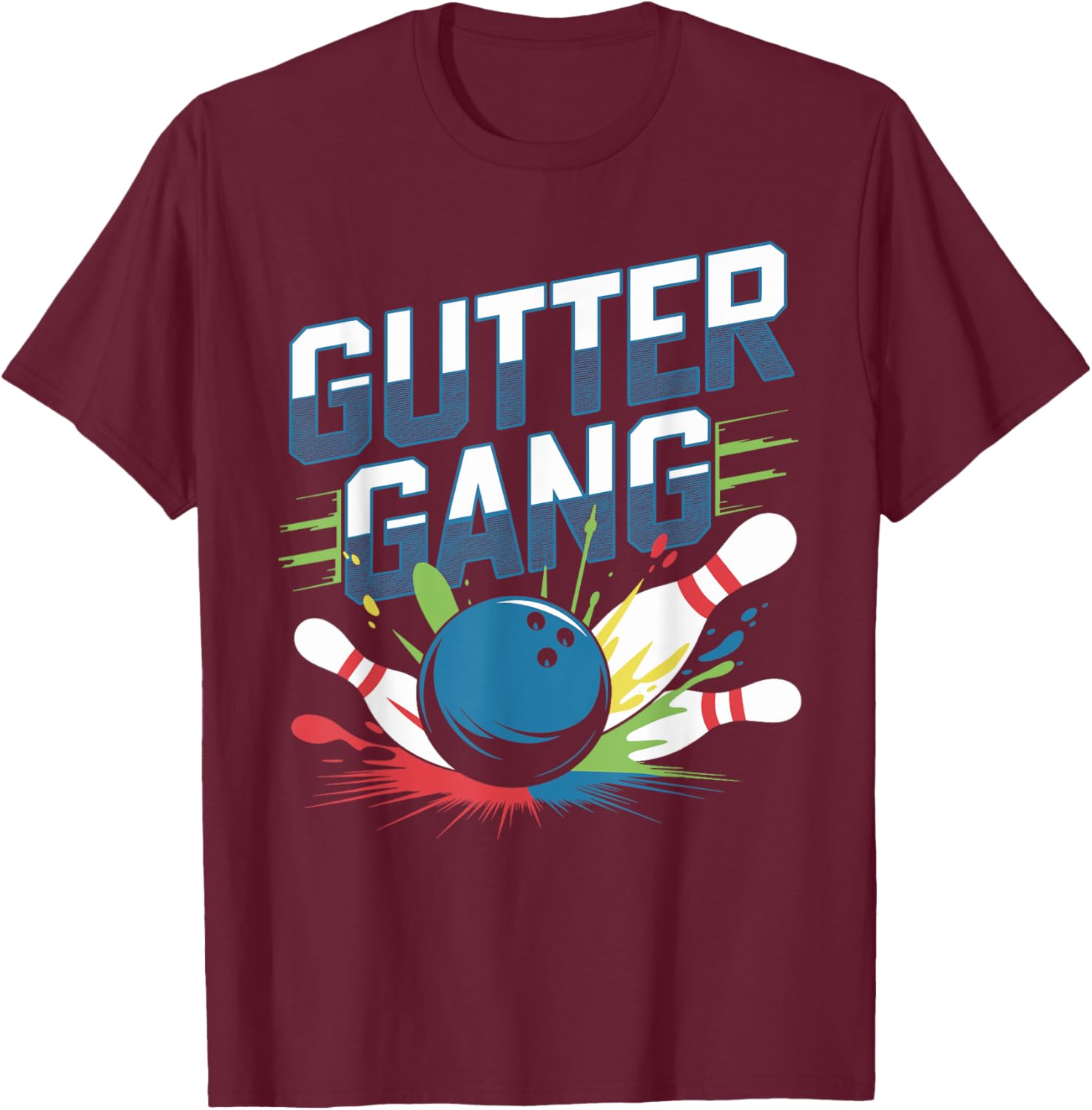 Funny Gutter Gang Bowling Shirt for League Players and Fans - 8