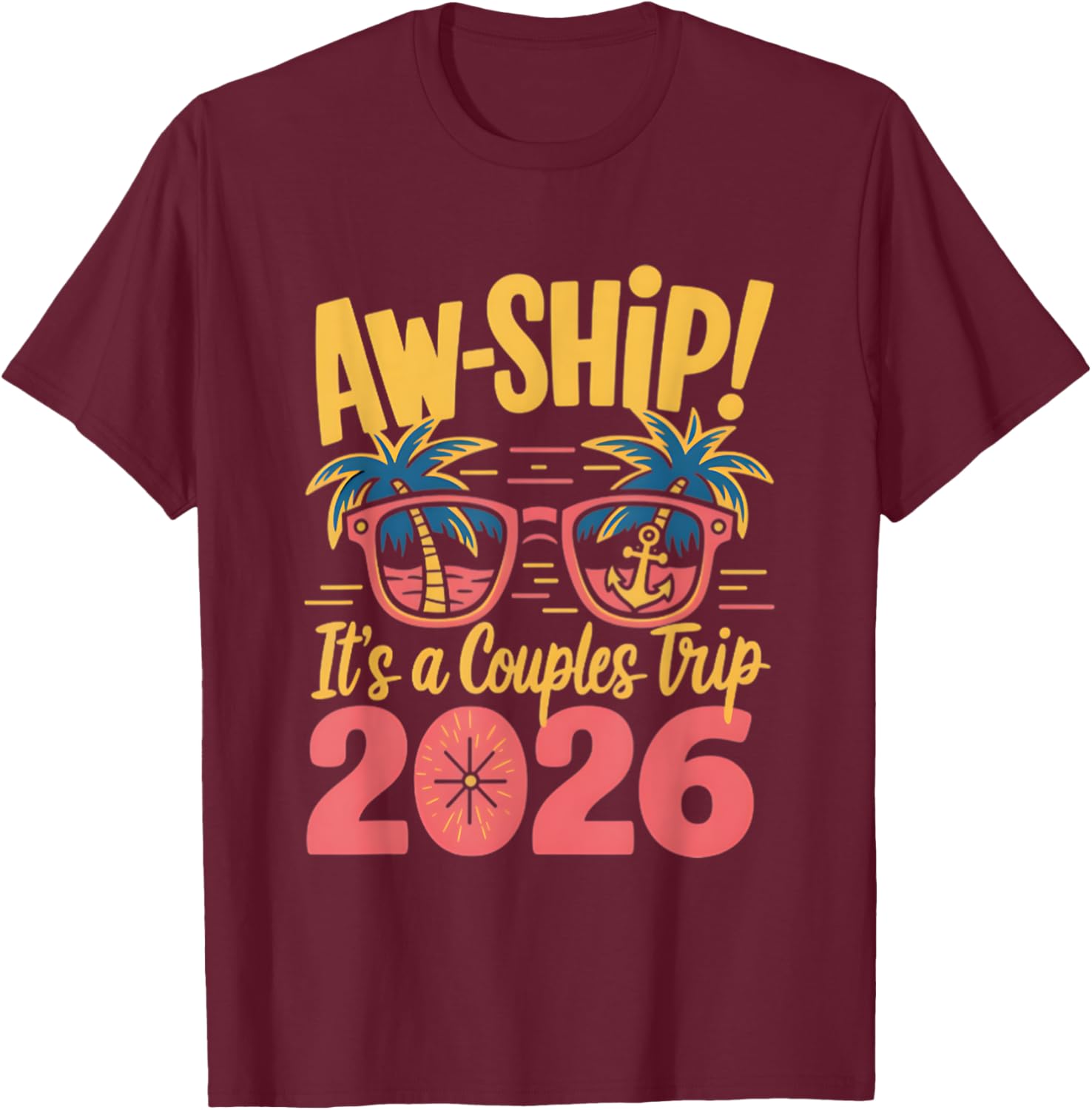 Couples Trip Cruise T-Shirt 2026 Fun Vacation Apparel for Couples - 12
