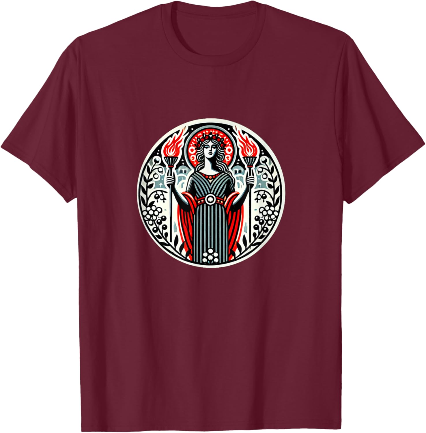Hecate Goddess Illustration Crone T-Shirt for Unique Style Lovers - 24