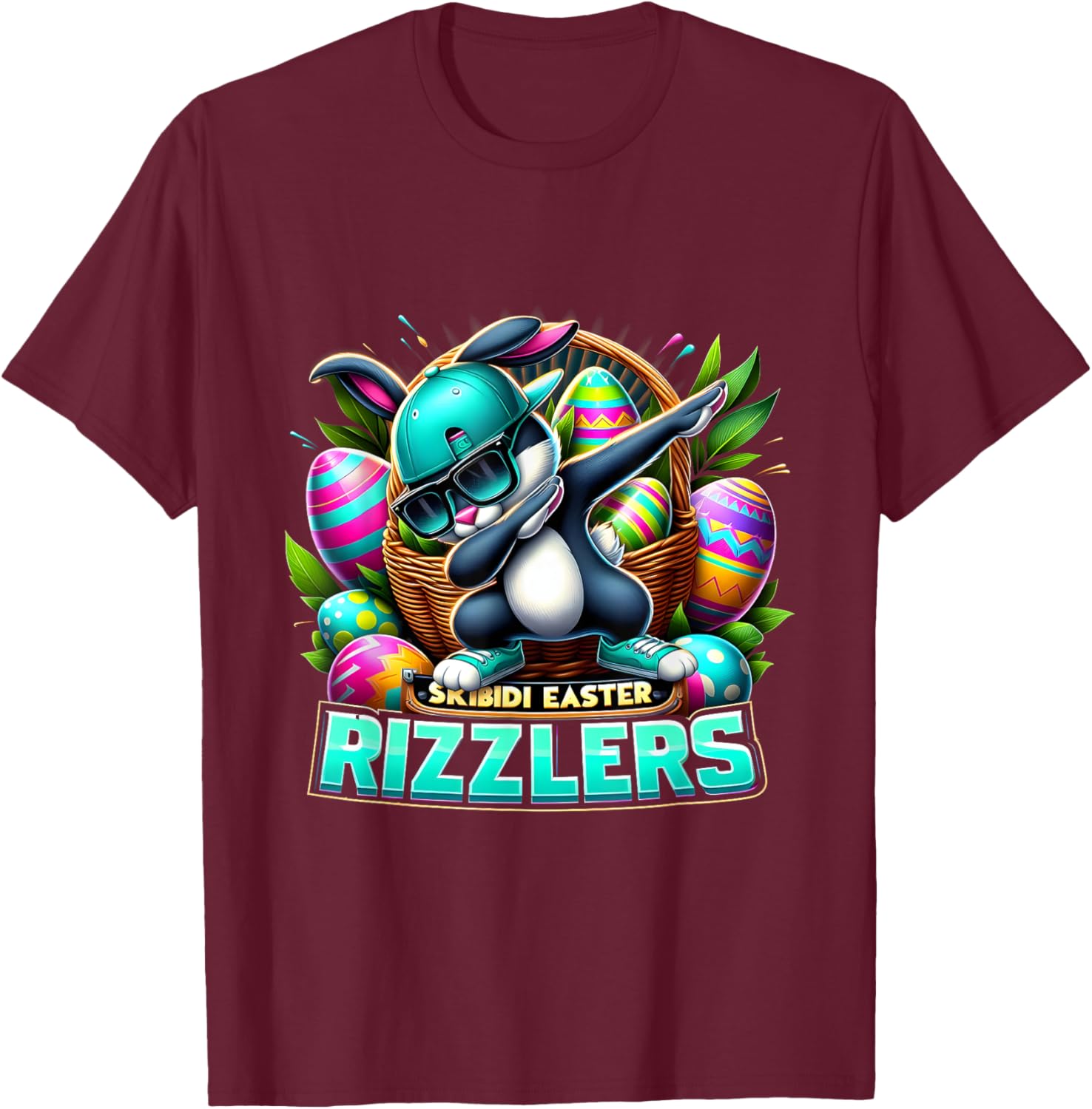 Funny Easter T-Shirt for Men Rizzler Skibidi Humor Apparel - 24