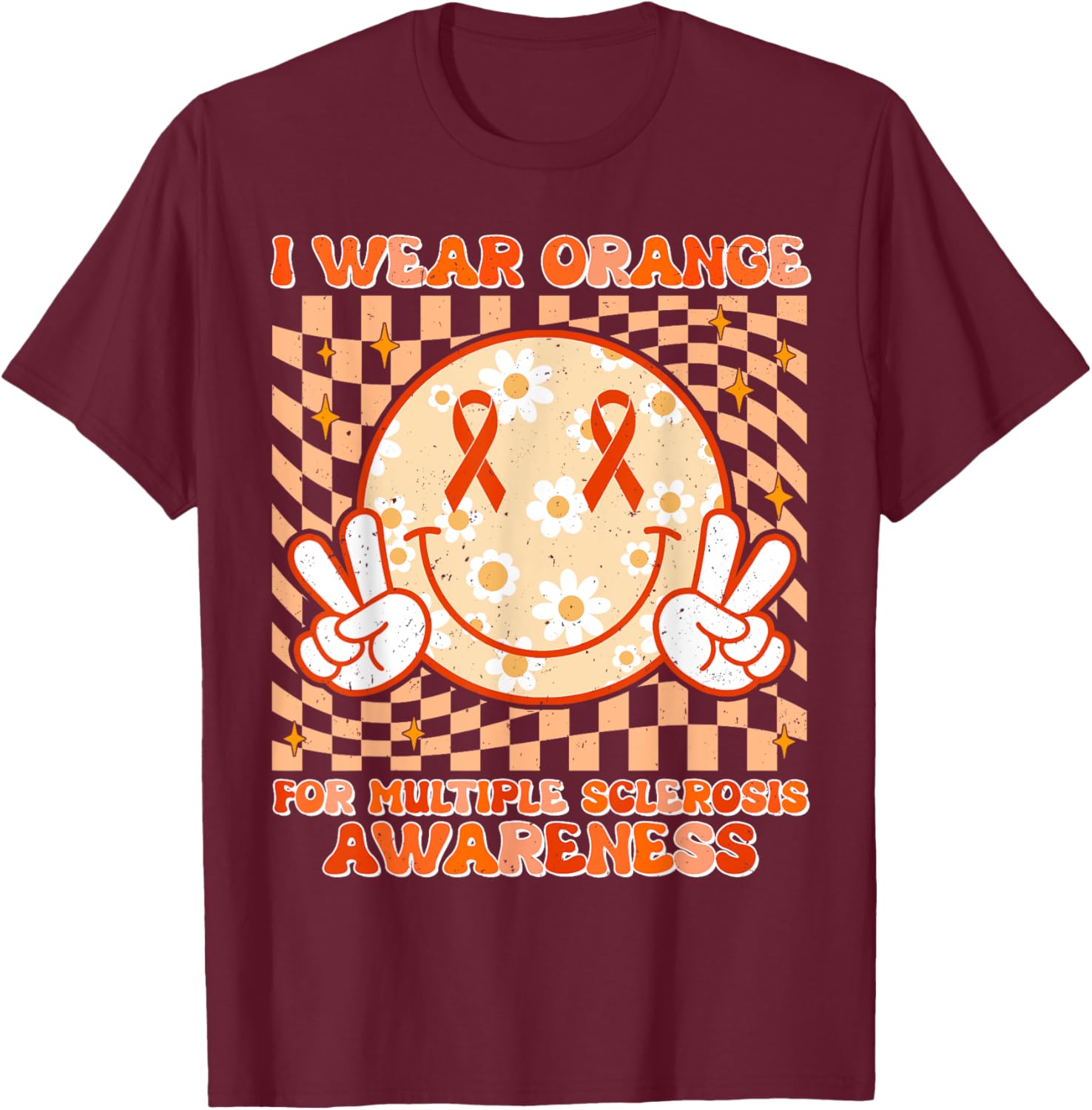 Motivation Support Multiple Sclerosis Awareness T-Shirt for MS Fighters - 19