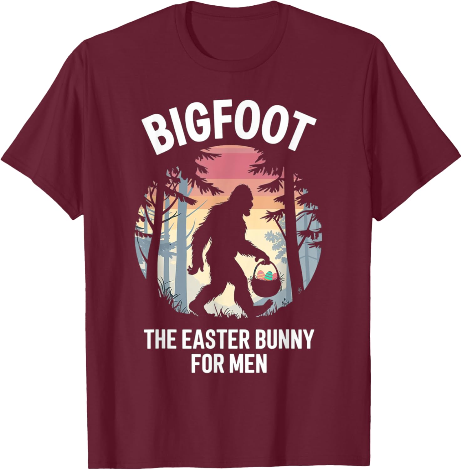 Funny Bigfoot Easter Bunny T-Shirt for Unique Holiday Style - 13