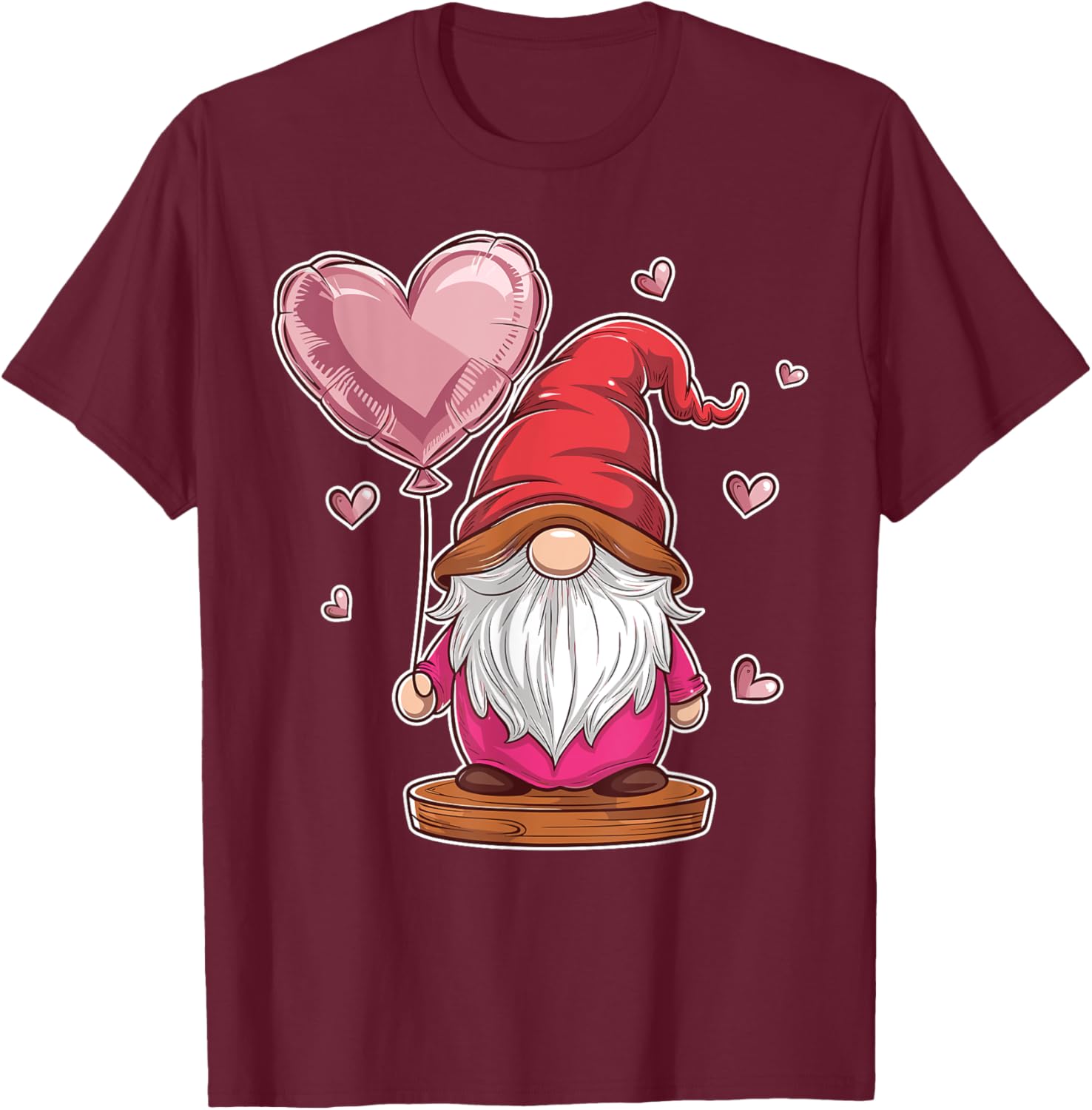 Gnome Valentine's Day Love Heart Kids T-Shirt for Fun and Style - 14