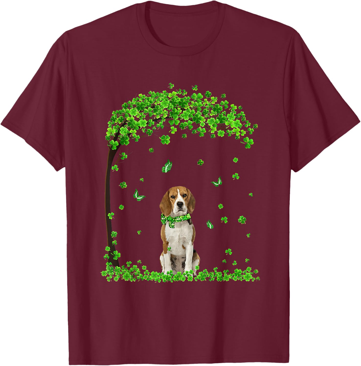 Beagle St Patricks Day Shamrock T-Shirt for Irish Dog Lovers - 4