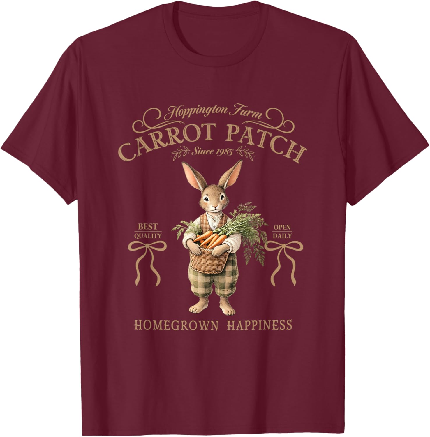 Hoppington Farm Carrot Patch Happy T-Shirt for Garden Lovers - 10