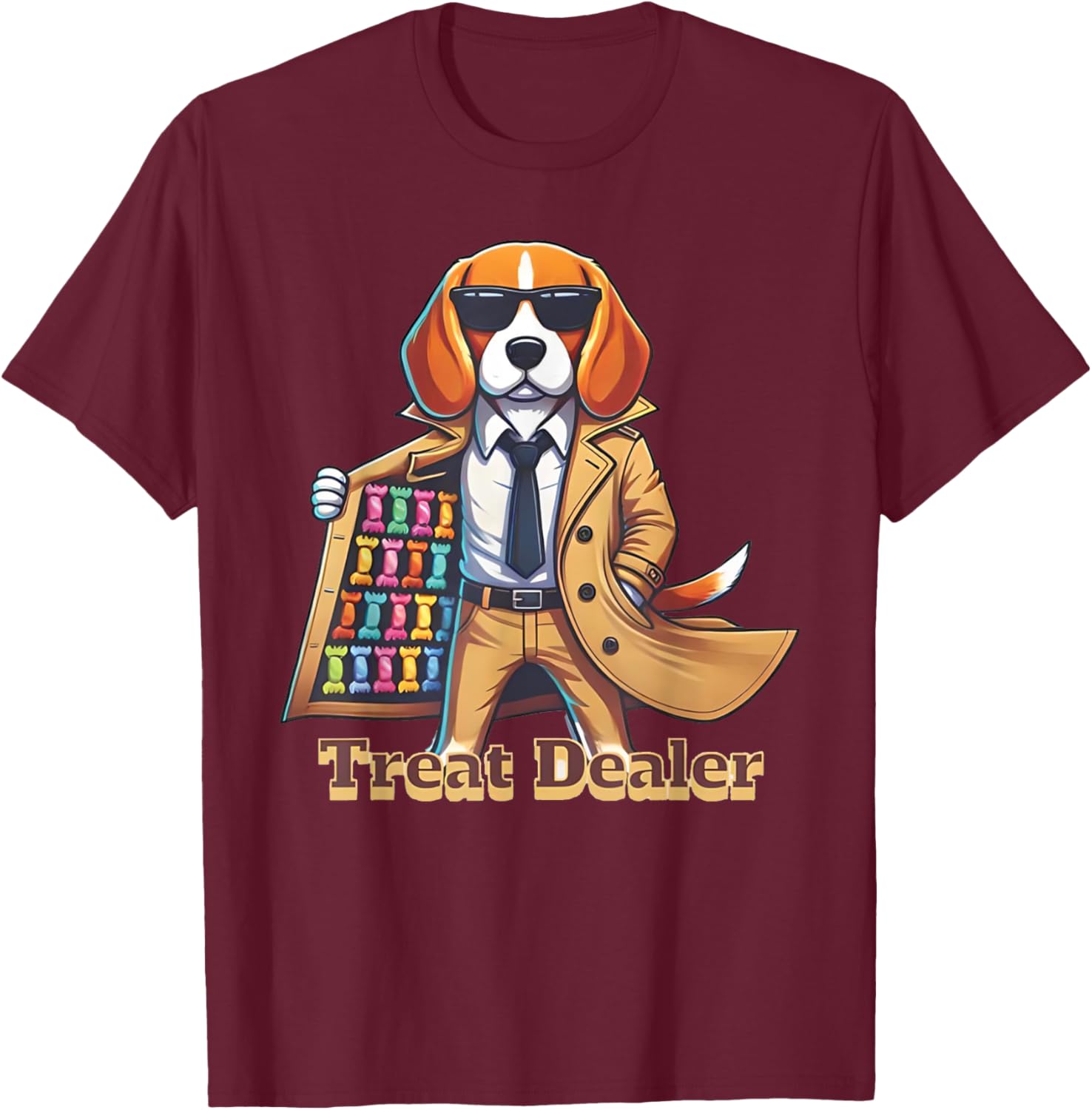 Funny Beagle Lover T-Shirt for Dog Treat Dealers - Perfect Gift for Dog Owners - 11