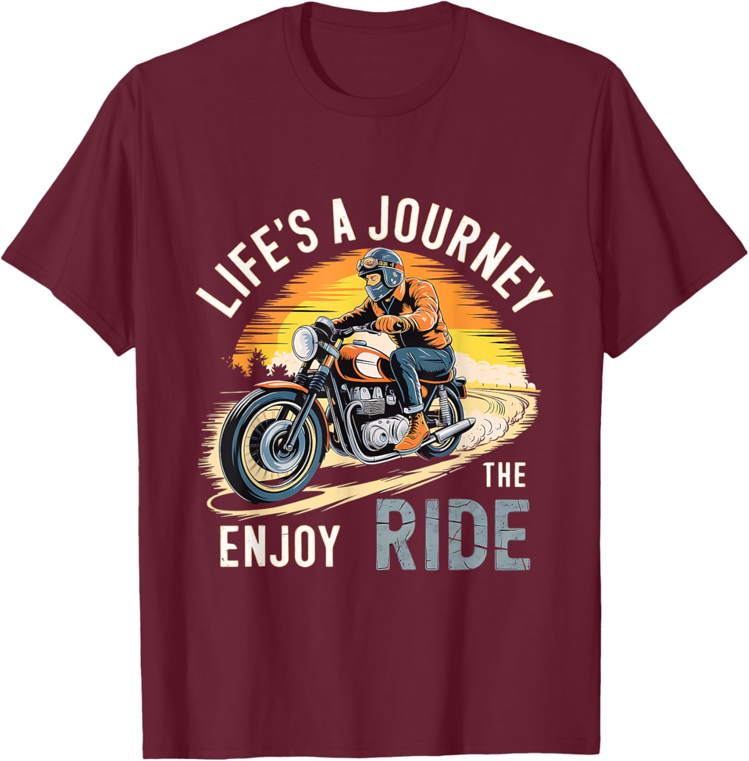 Biker Life Journey Enjoy The Ride T-Shirt for Men, Women, and Kids - 13