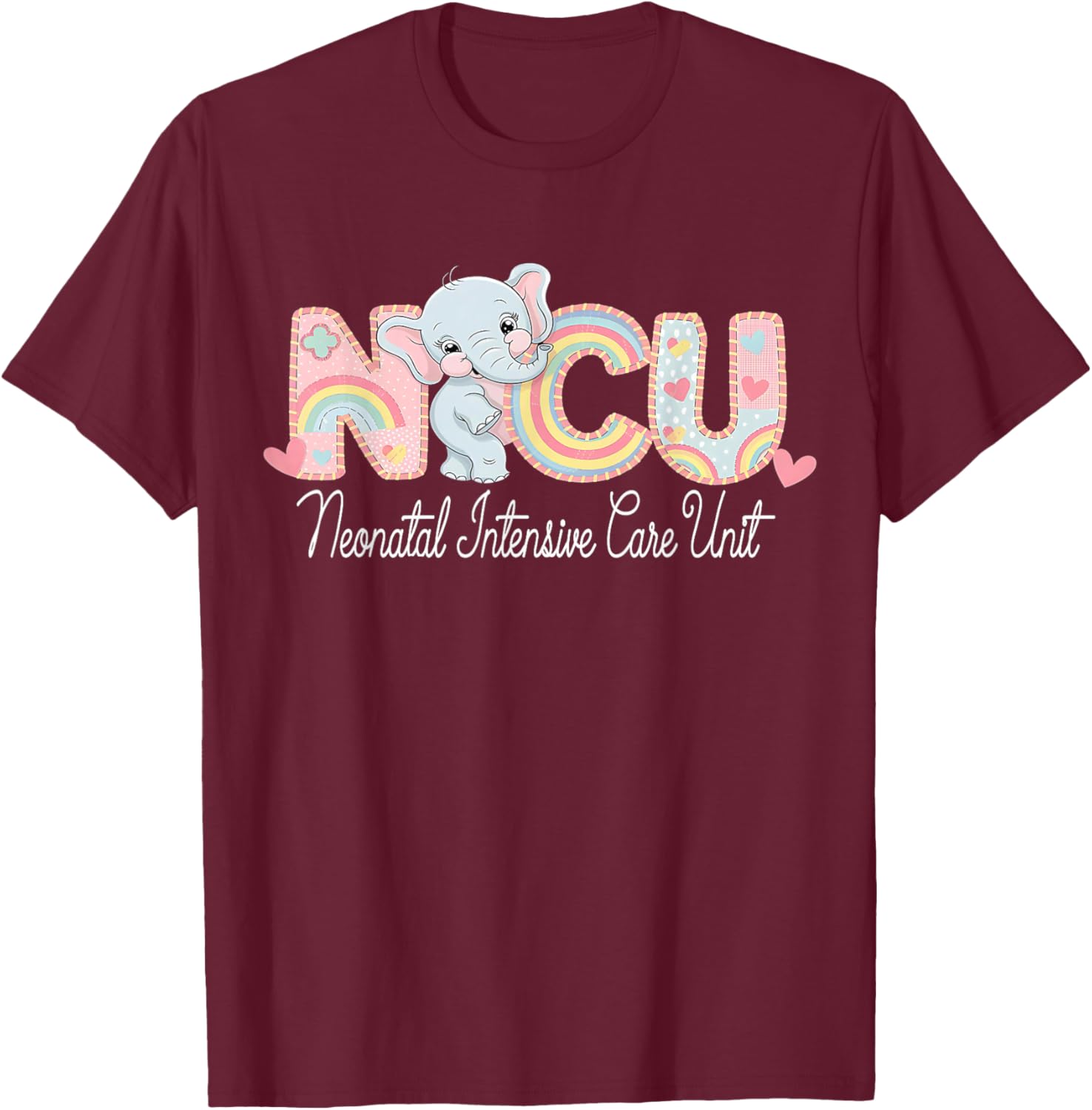 Elephant Nurse NICU Team T-Shirt for Neonatal Care RNs - 3