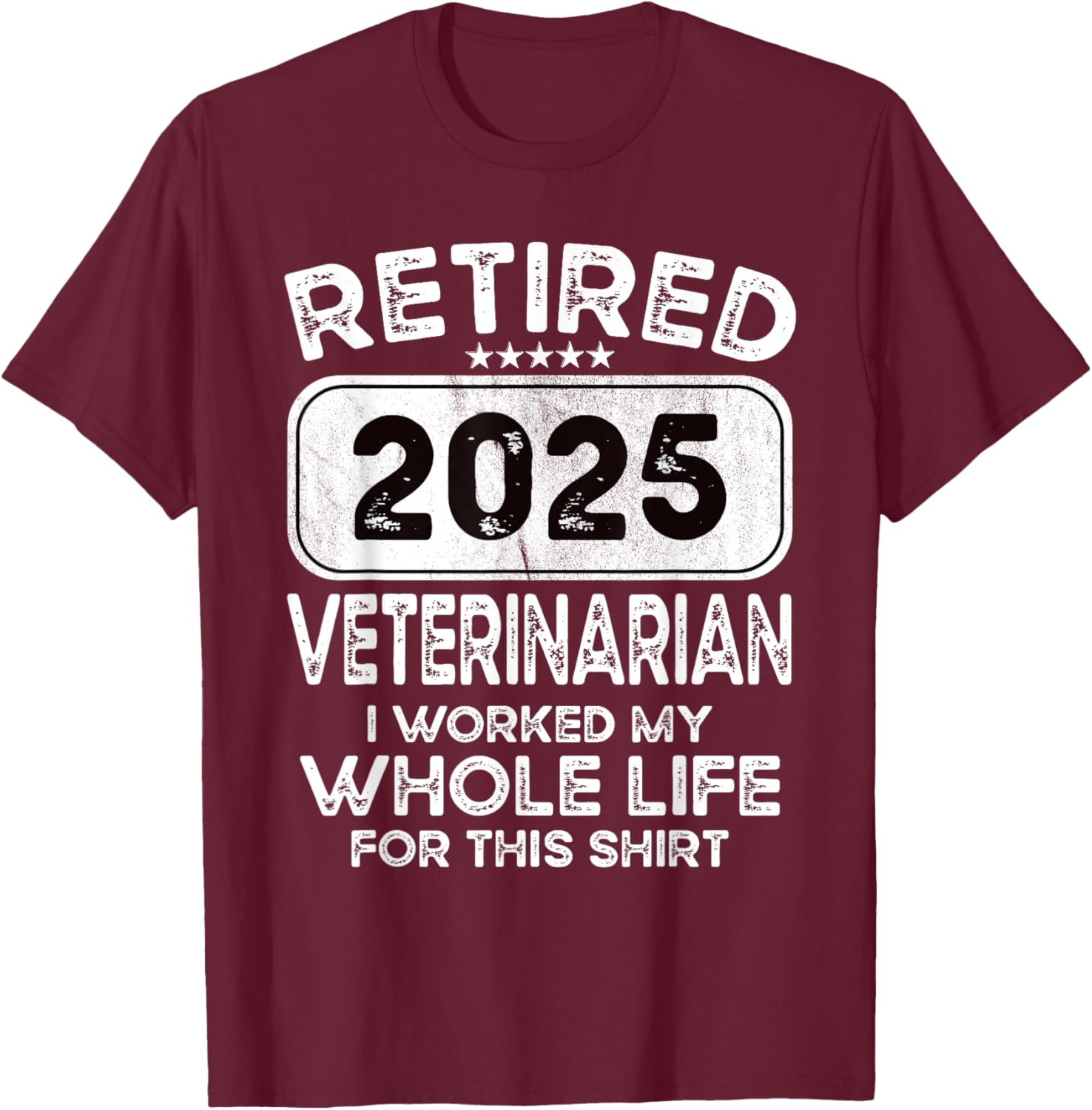 Retired Veterinarian 2025 T-Shirt for Animal Lovers and Proud Professionals - 3
