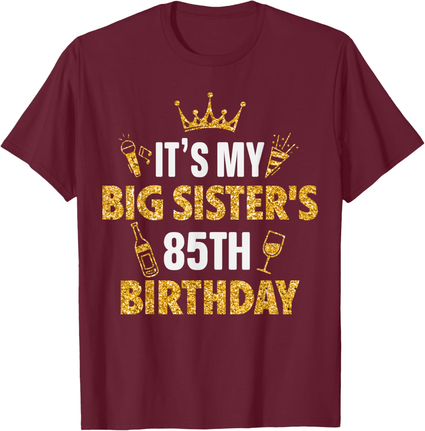 Big Sister's 85th Birthday T-Shirt Retro 1940 Gift for Sister - 13