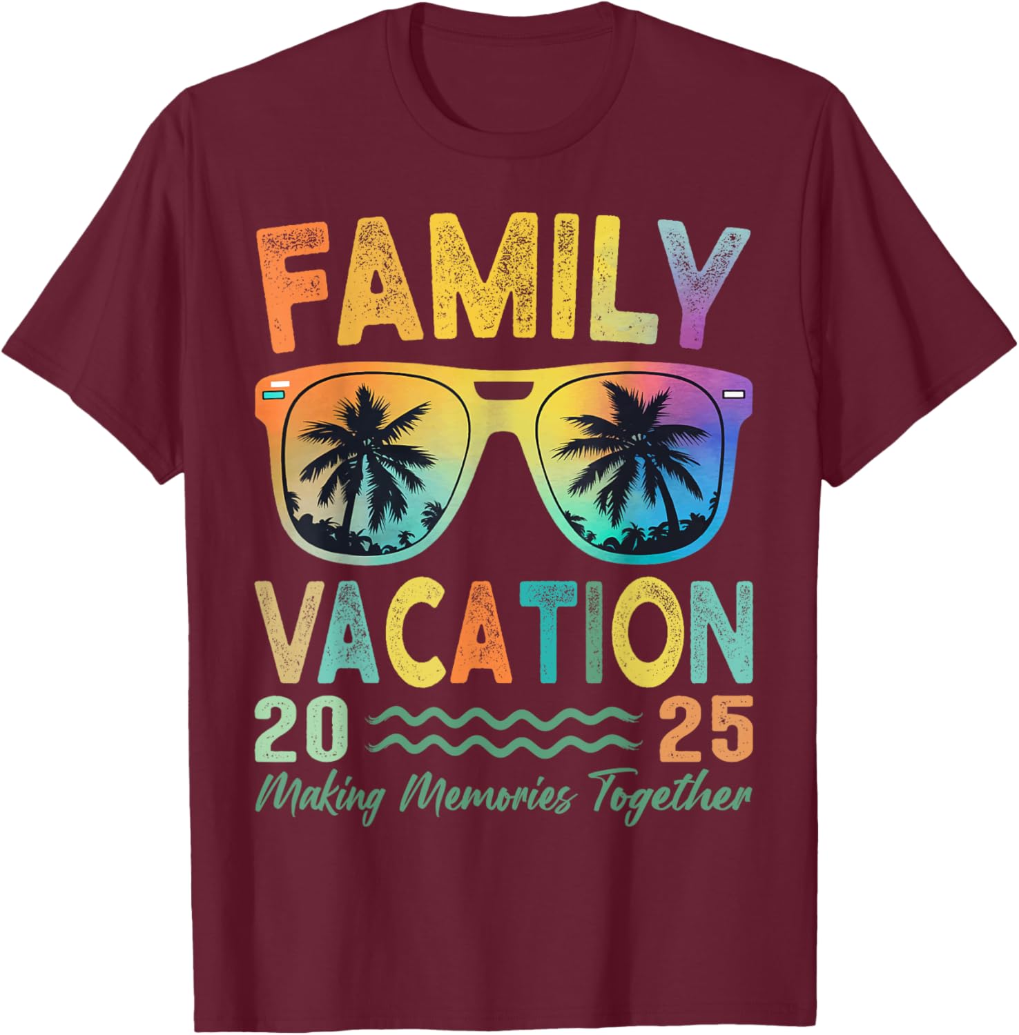 Family Vacation 2025 Memories Family Reunion T-Shirt for All Ages - 11