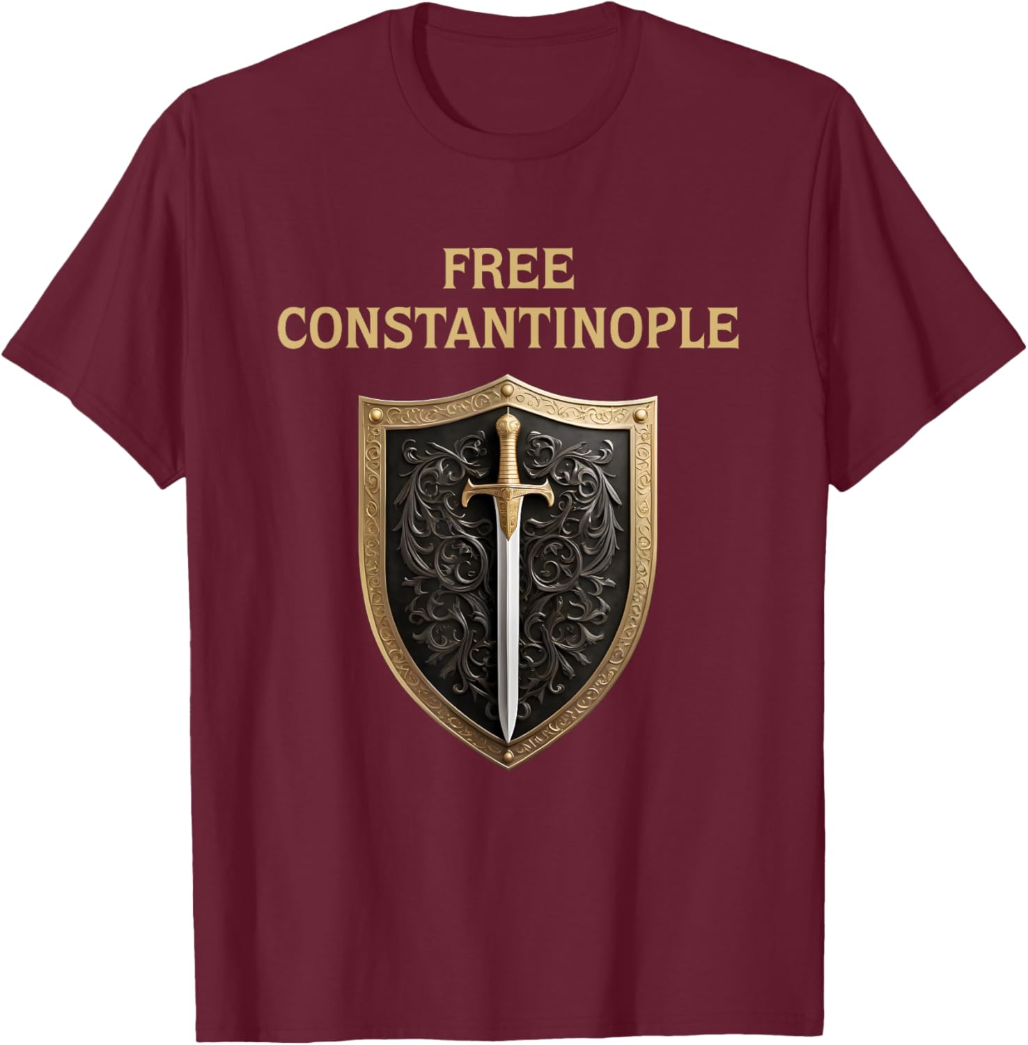 Free Constantinople T-Shirt Celebrating Eastern Roman History and Culture - 3