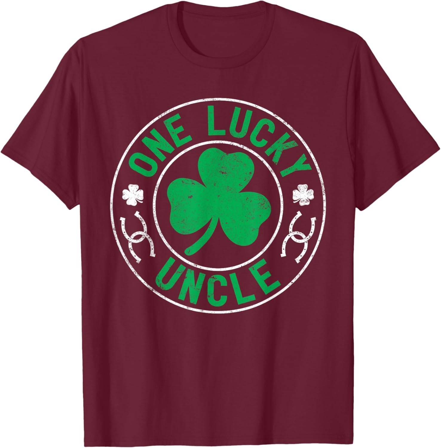 One Lucky Uncle St Patrick's Day Shamrock T-Shirt for Fun Celebrations - 9