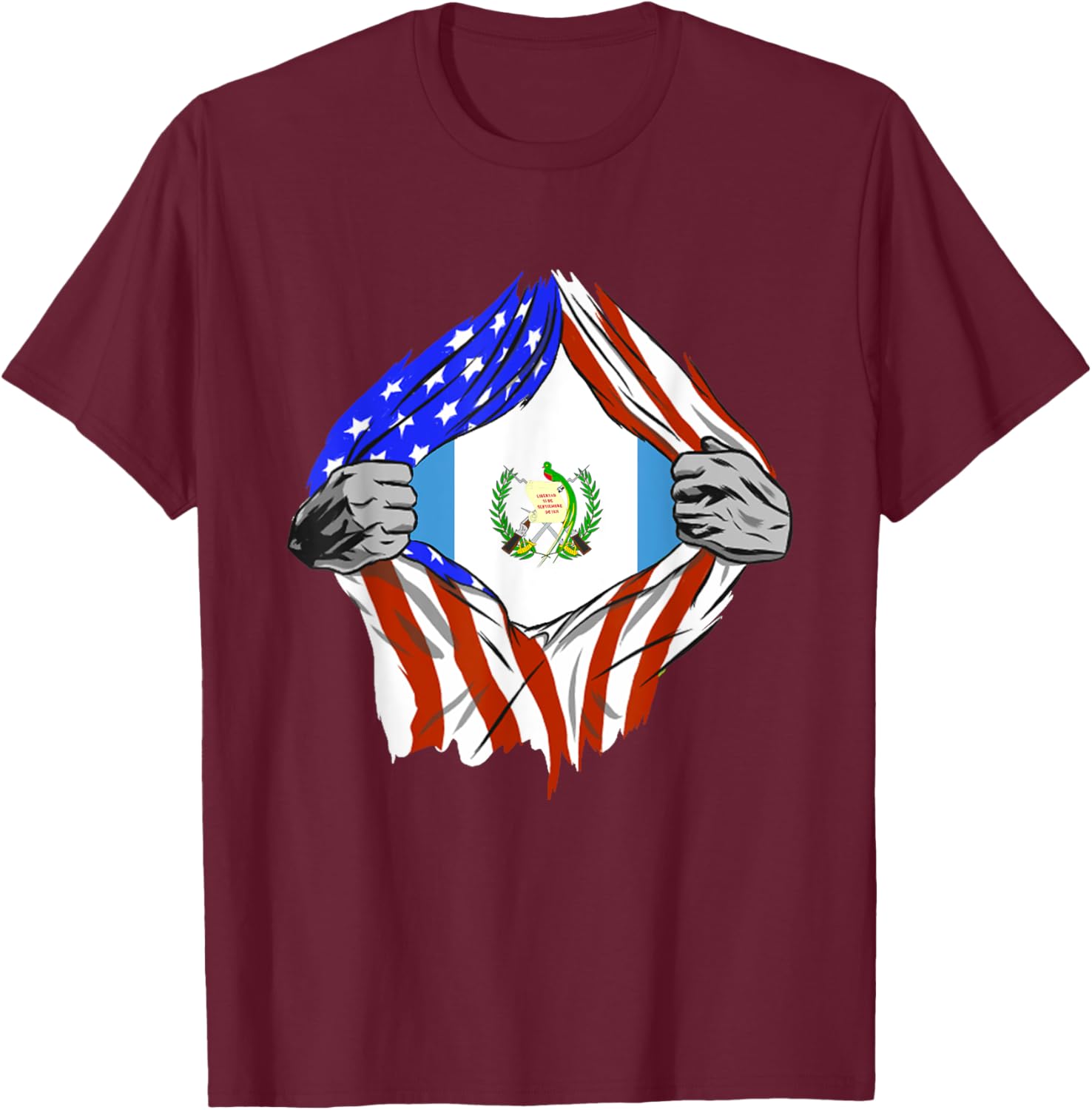 Guatemala Flag T-Shirt for Proud Patriots | Stylish American Apparel - 1