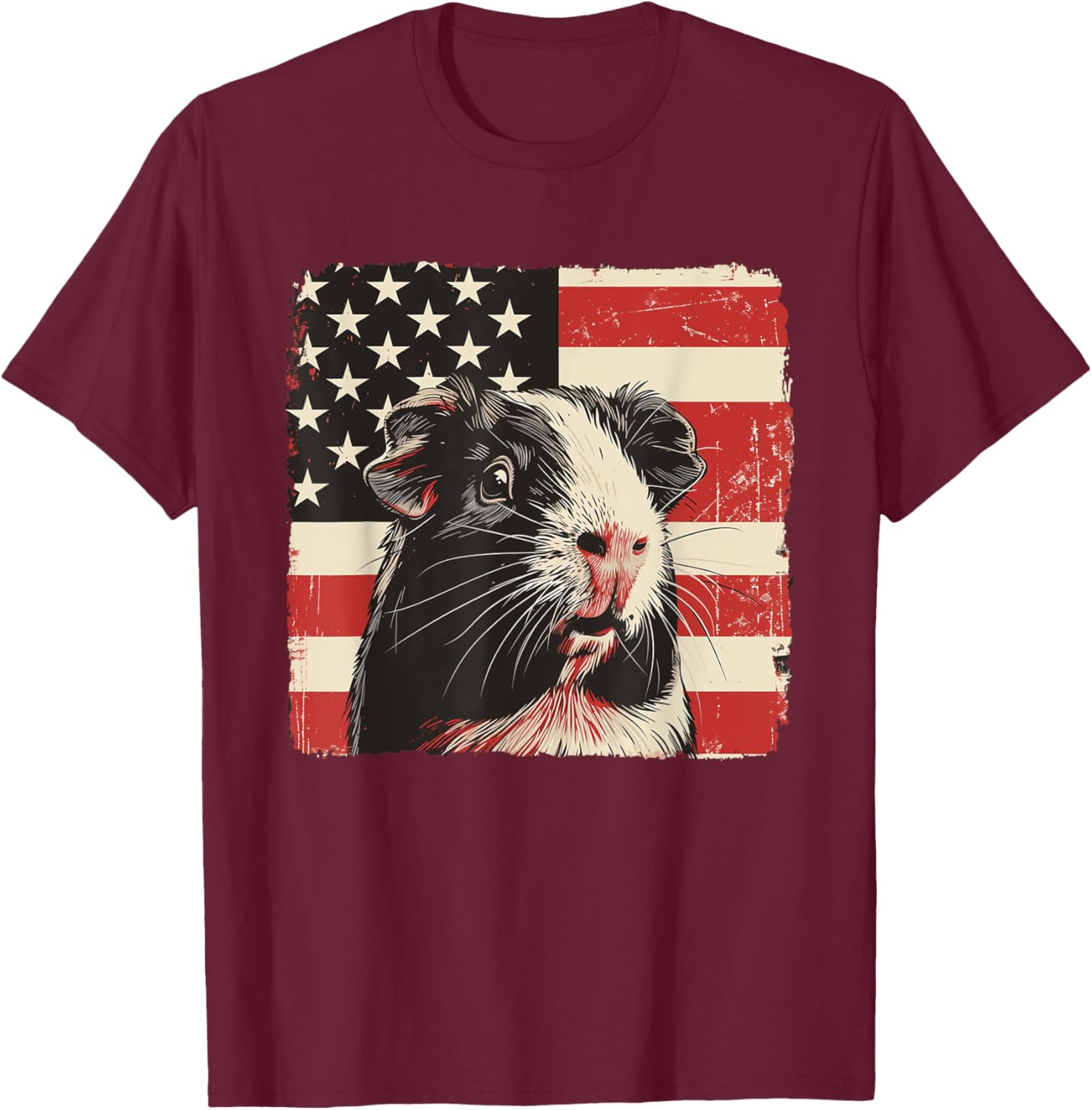 Patriotic Guinea Pig 4th of July T-Shirt for Boys and Kids - 22