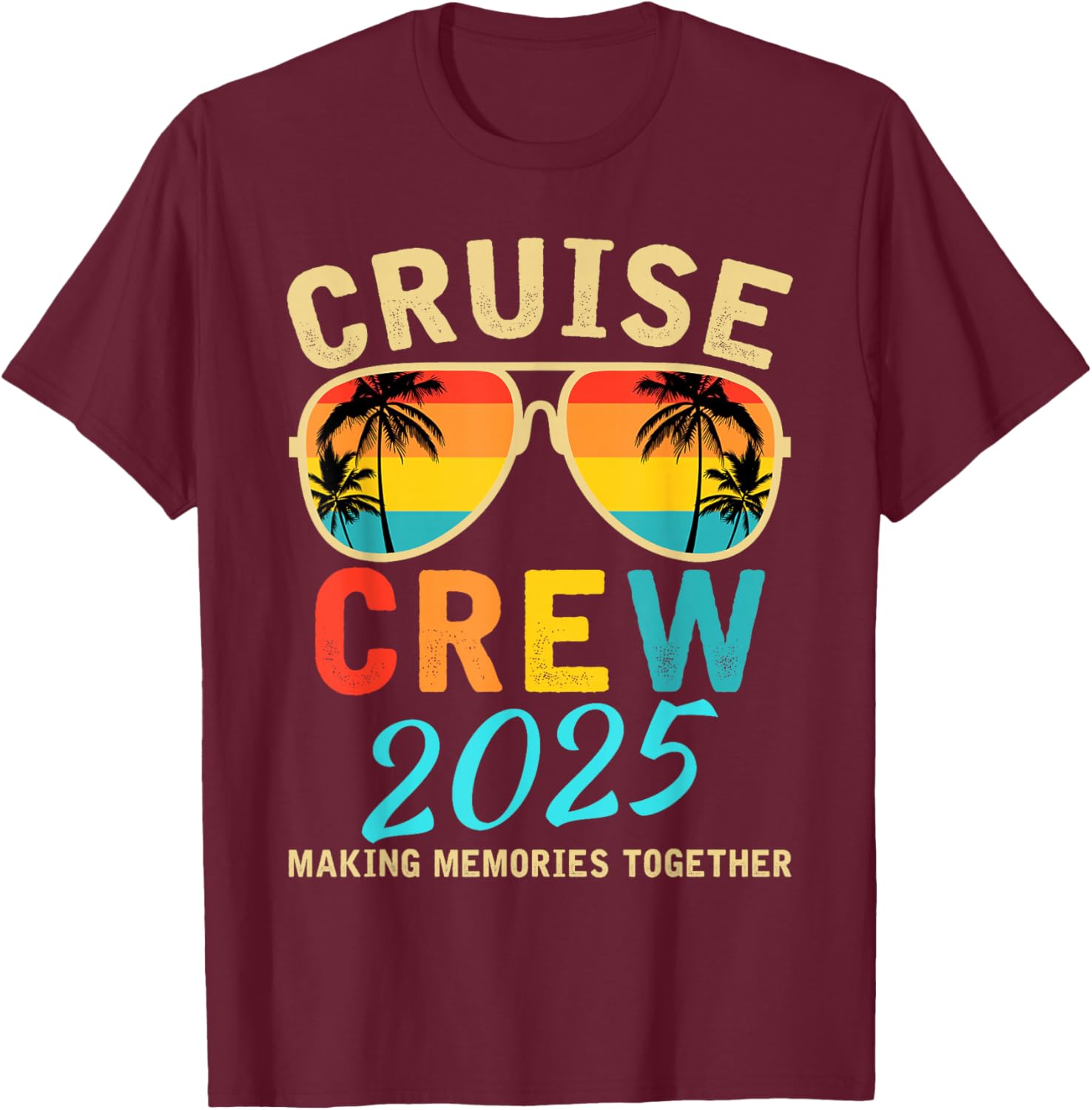 Cruise Crew 2025 Summer Vacation Funny Matching Group T-Shirt - 4