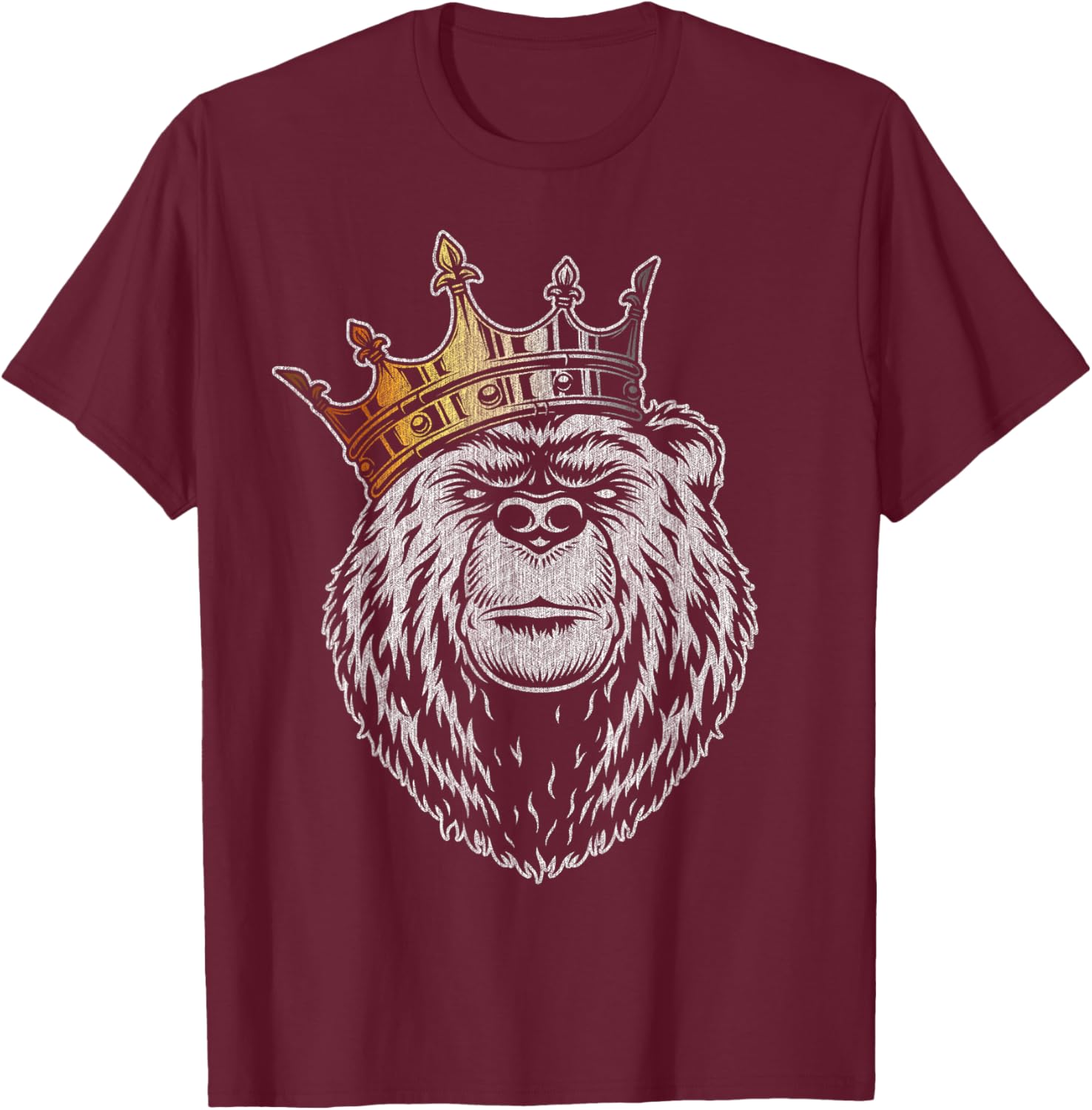 Bear Pride Majestic Crown T-Shirt in Bear Flag Colors for Everyone - 14