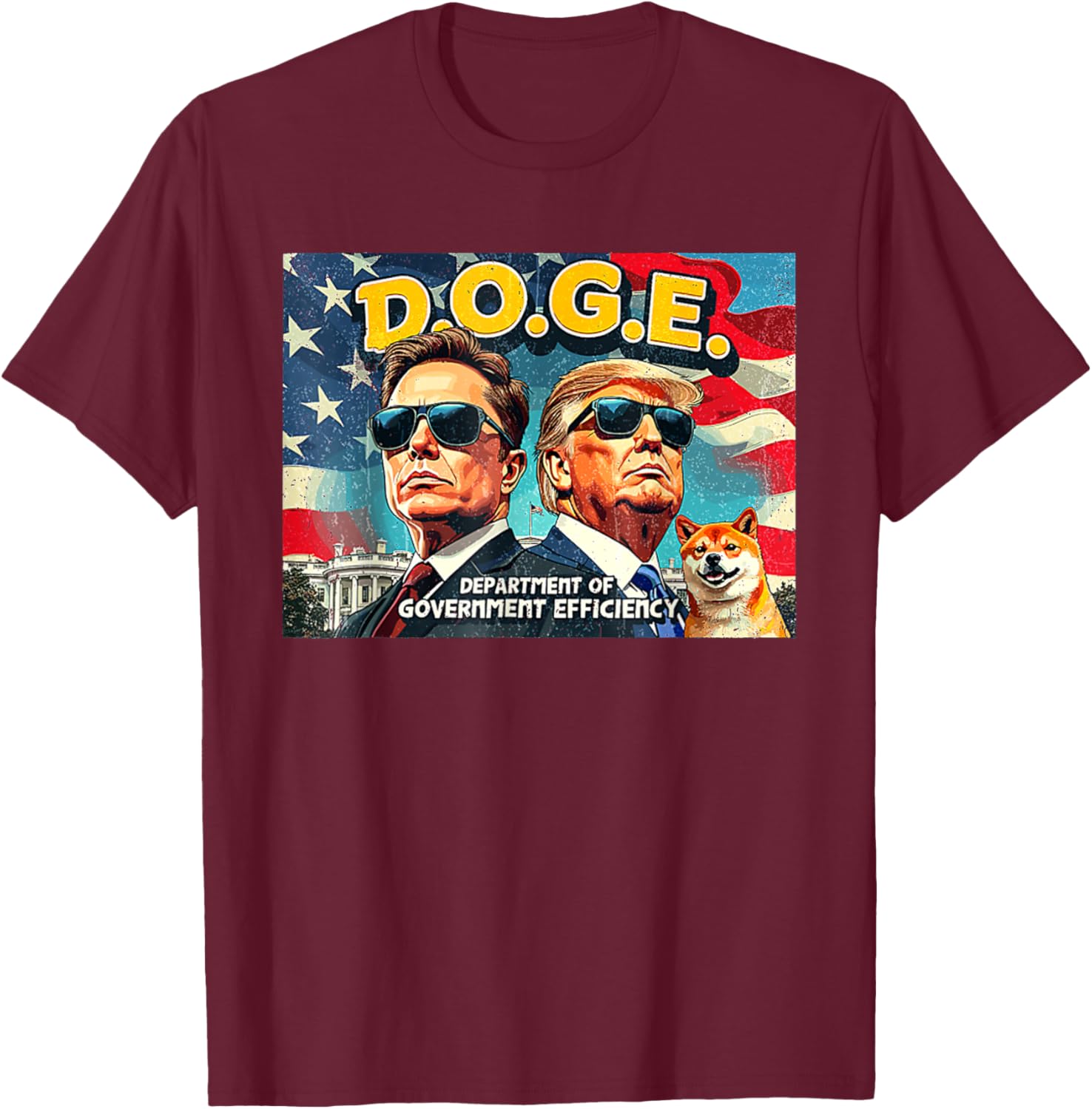 DOGE Department of Government Efficiency Trump 47th Anniversary T-Shirt - 21