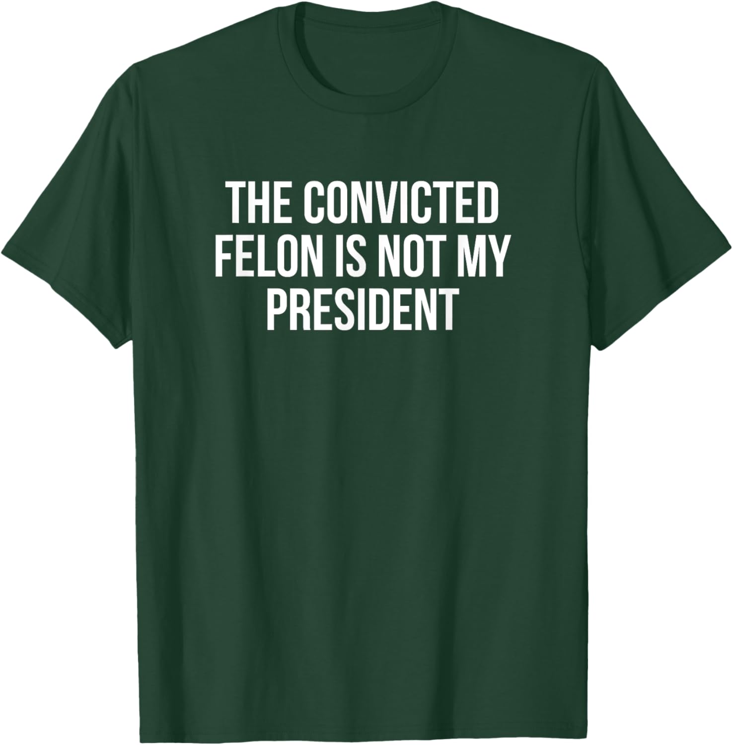 Funny Convicted Felon T-Shirt Statement Shirt for Protest Enthusiasts - 6