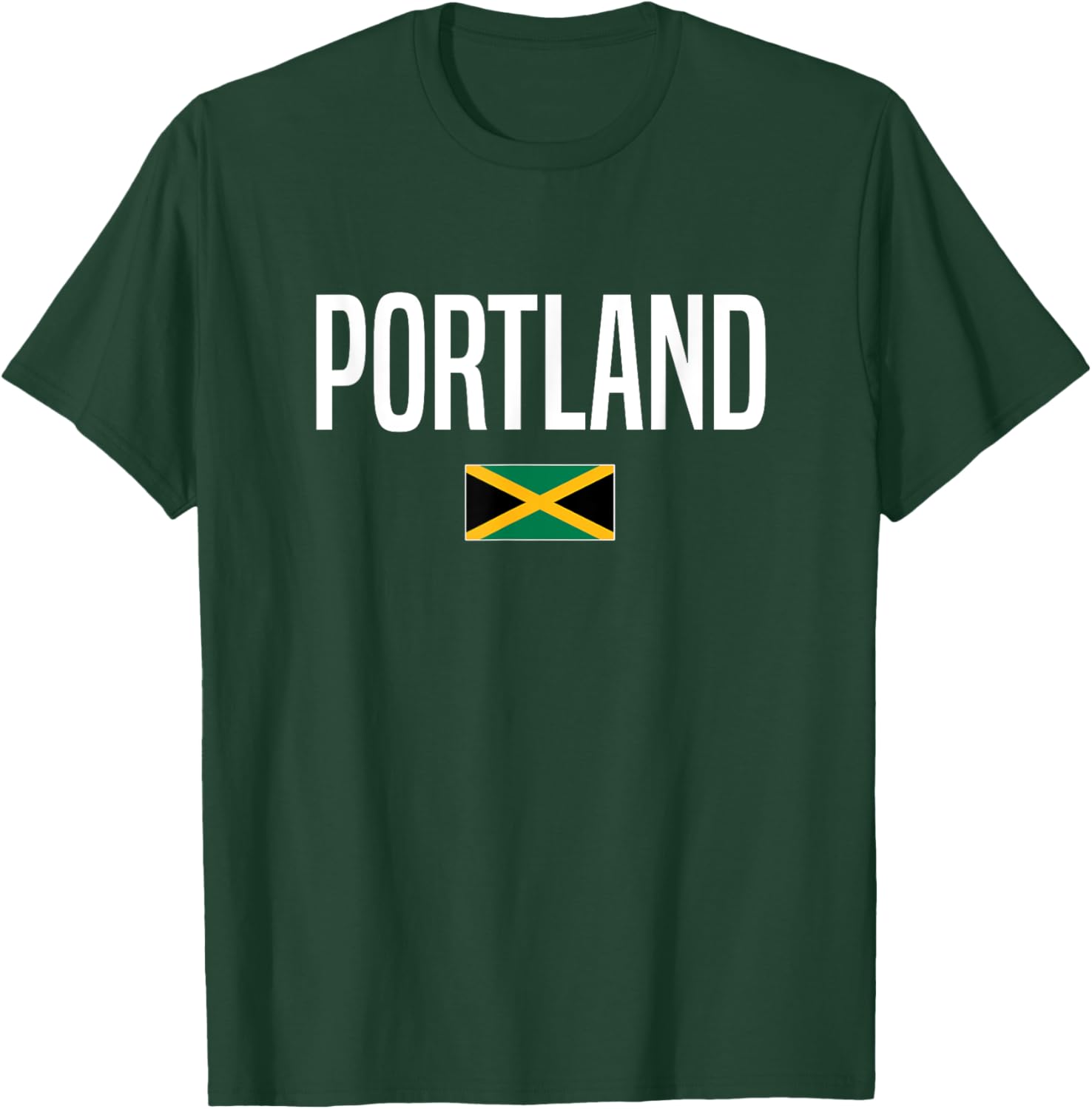 Portland Jamaica T-Shirt for Men and Women - Stylish Island Vacation Wear - 8